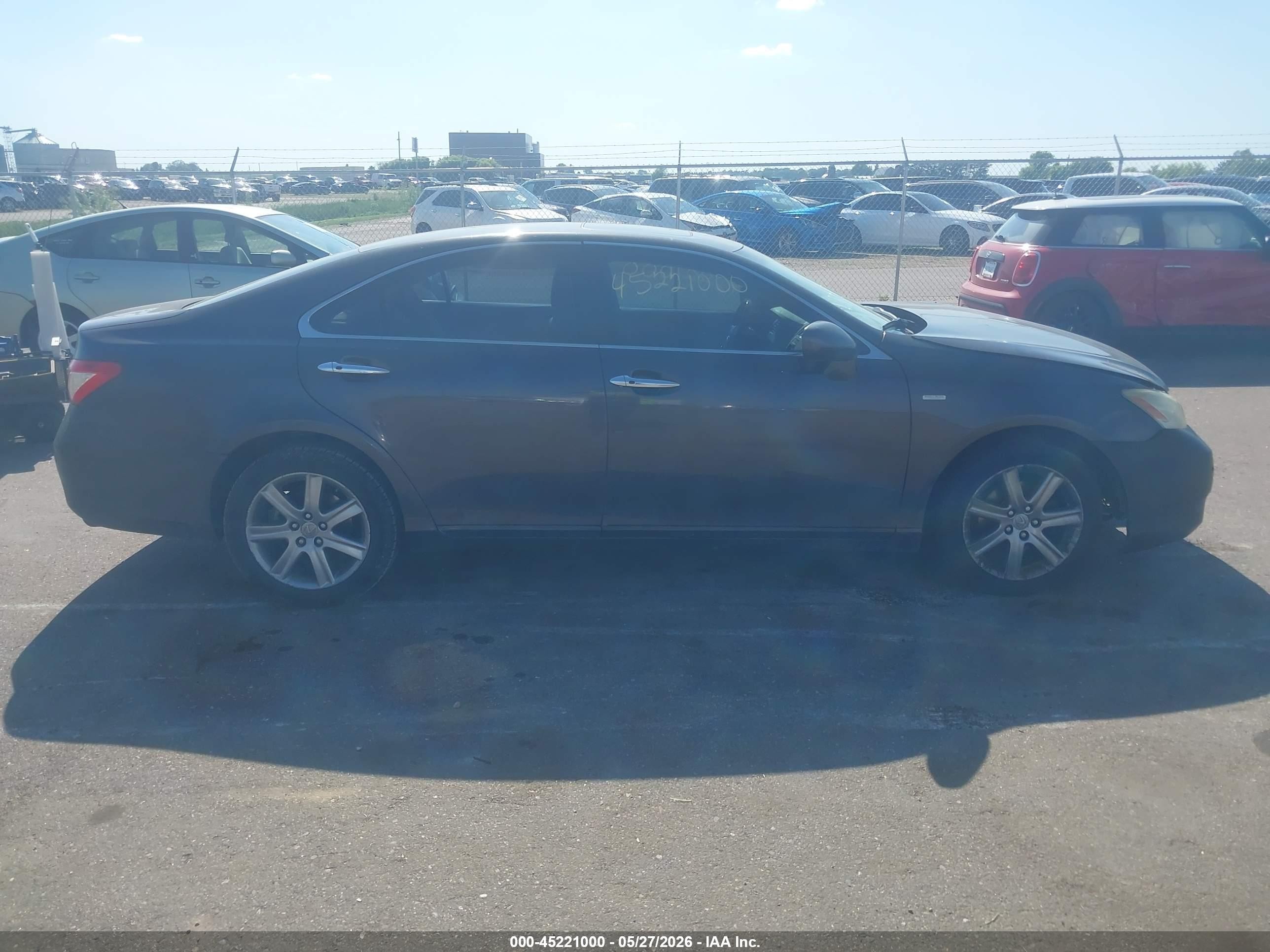 2009 Lexus Es 350   Gray vin: JTHBJ46G392293149