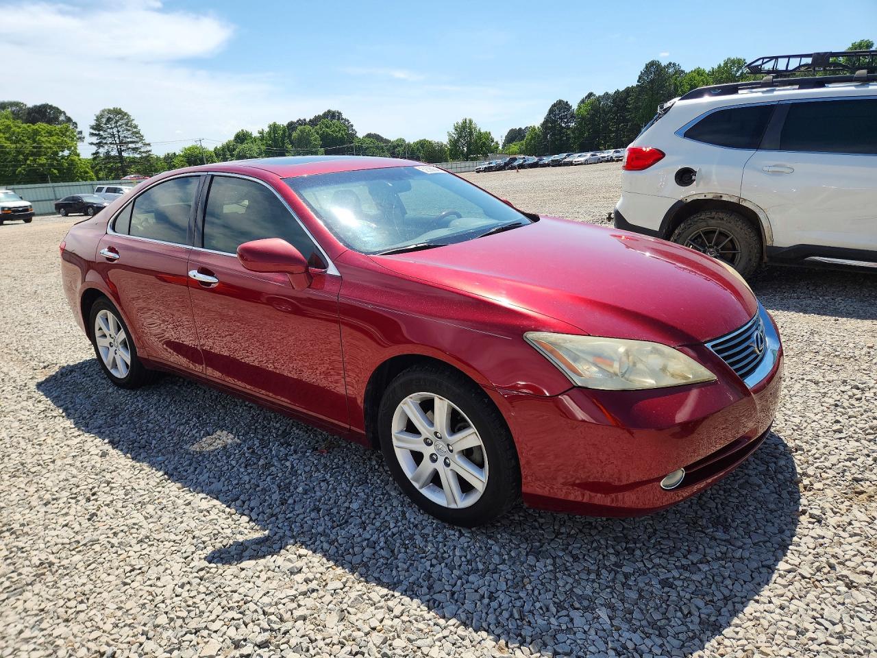 2009 Lexus Es 350 Red vin: JTHBJ46G392293717