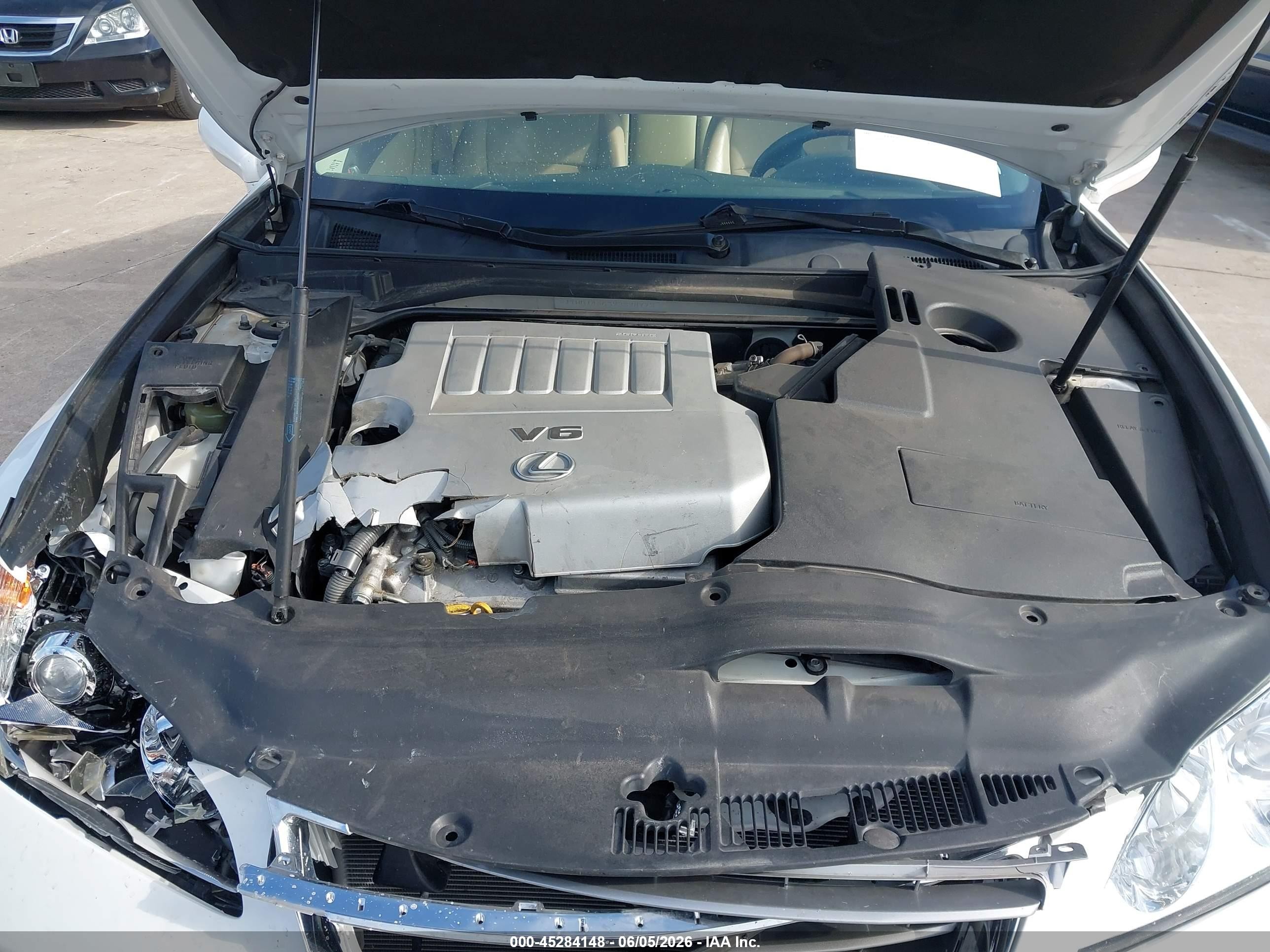 2009 Lexus Es 350   White vin: JTHBJ46G392298772