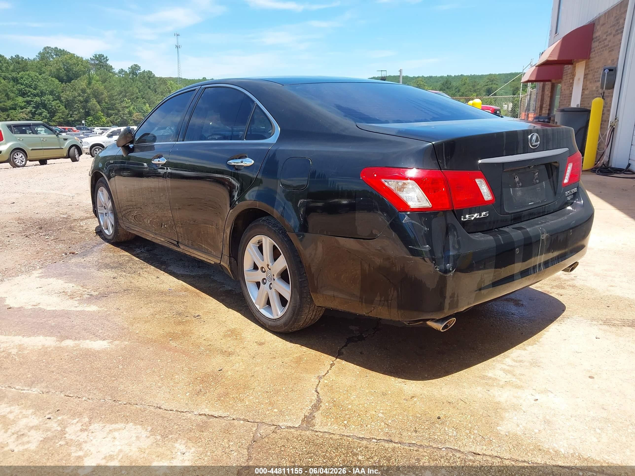2009 Lexus Es 350 Black vin: JTHBJ46G392299856