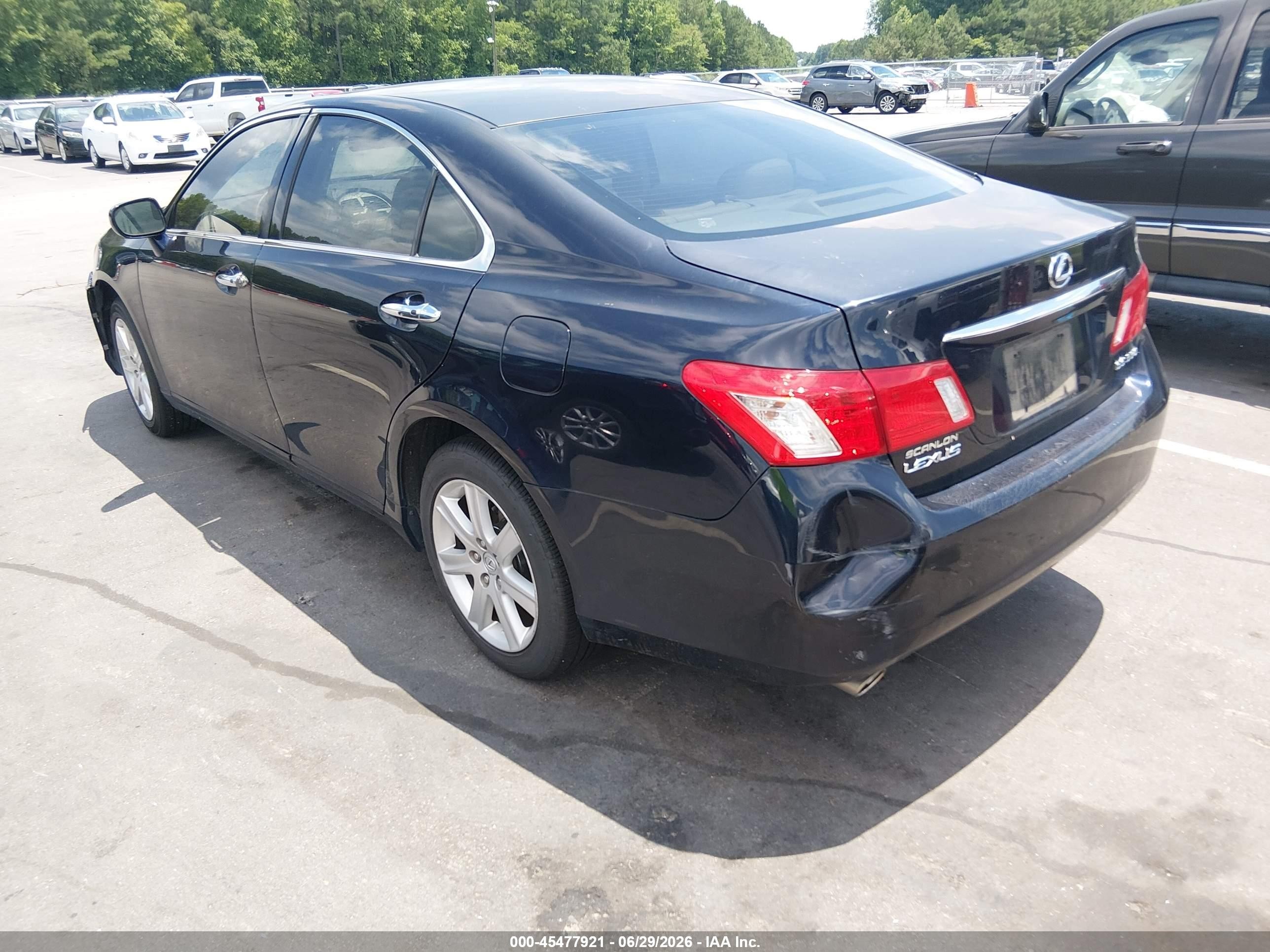 2009 Lexus Es 350   Dark Blue vin: JTHBJ46G392304313