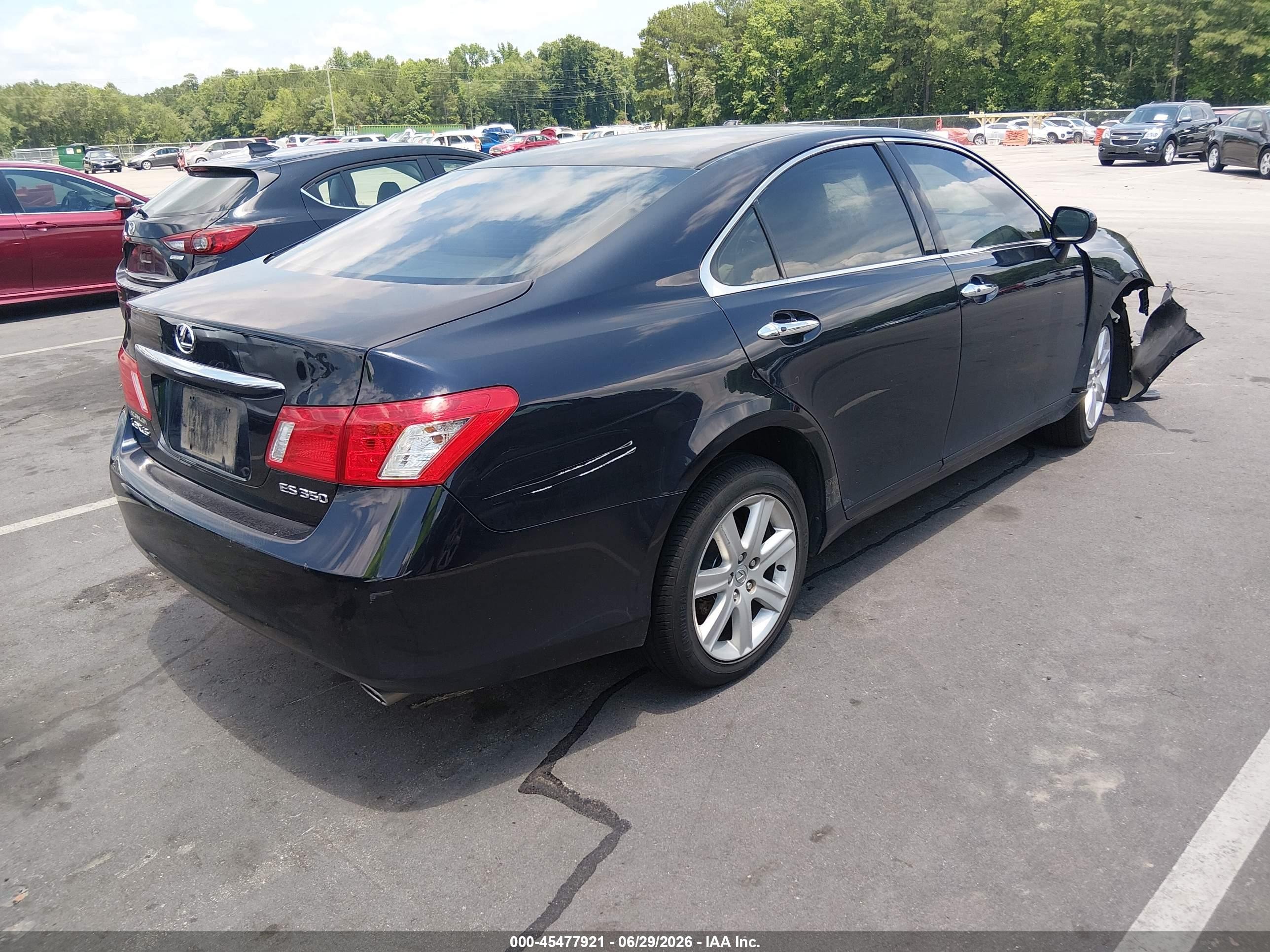2009 Lexus Es 350   Dark Blue vin: JTHBJ46G392304313
