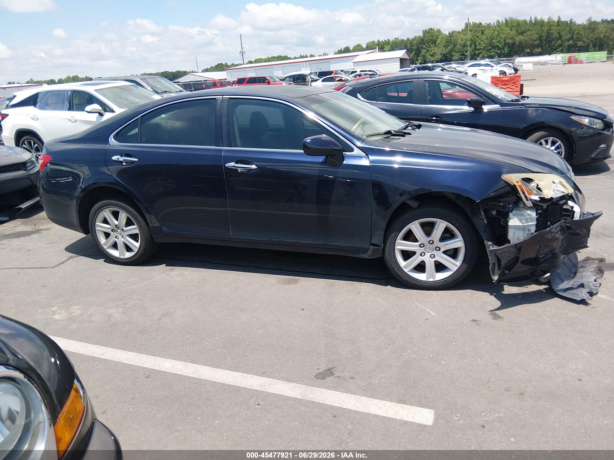 2009 Lexus Es 350   Dark Blue vin: JTHBJ46G392304313