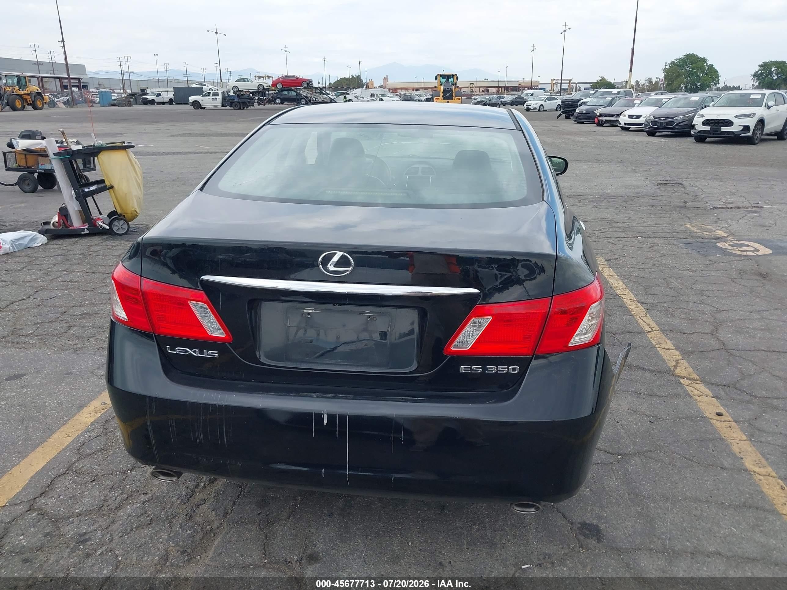 2009 Lexus Es 350   Черный vin: JTHBJ46G392304358