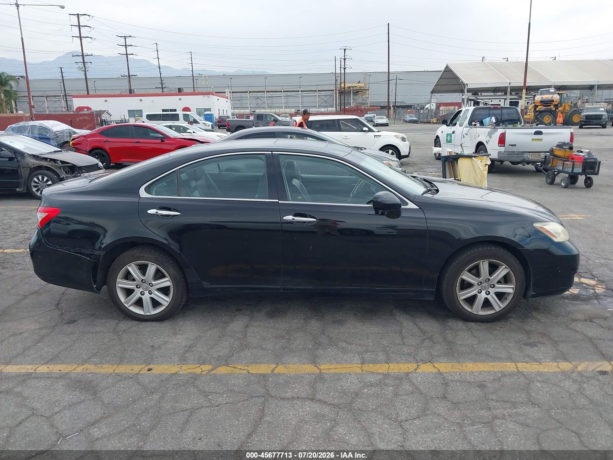 2009 Lexus Es 350   Черный vin: JTHBJ46G392304358