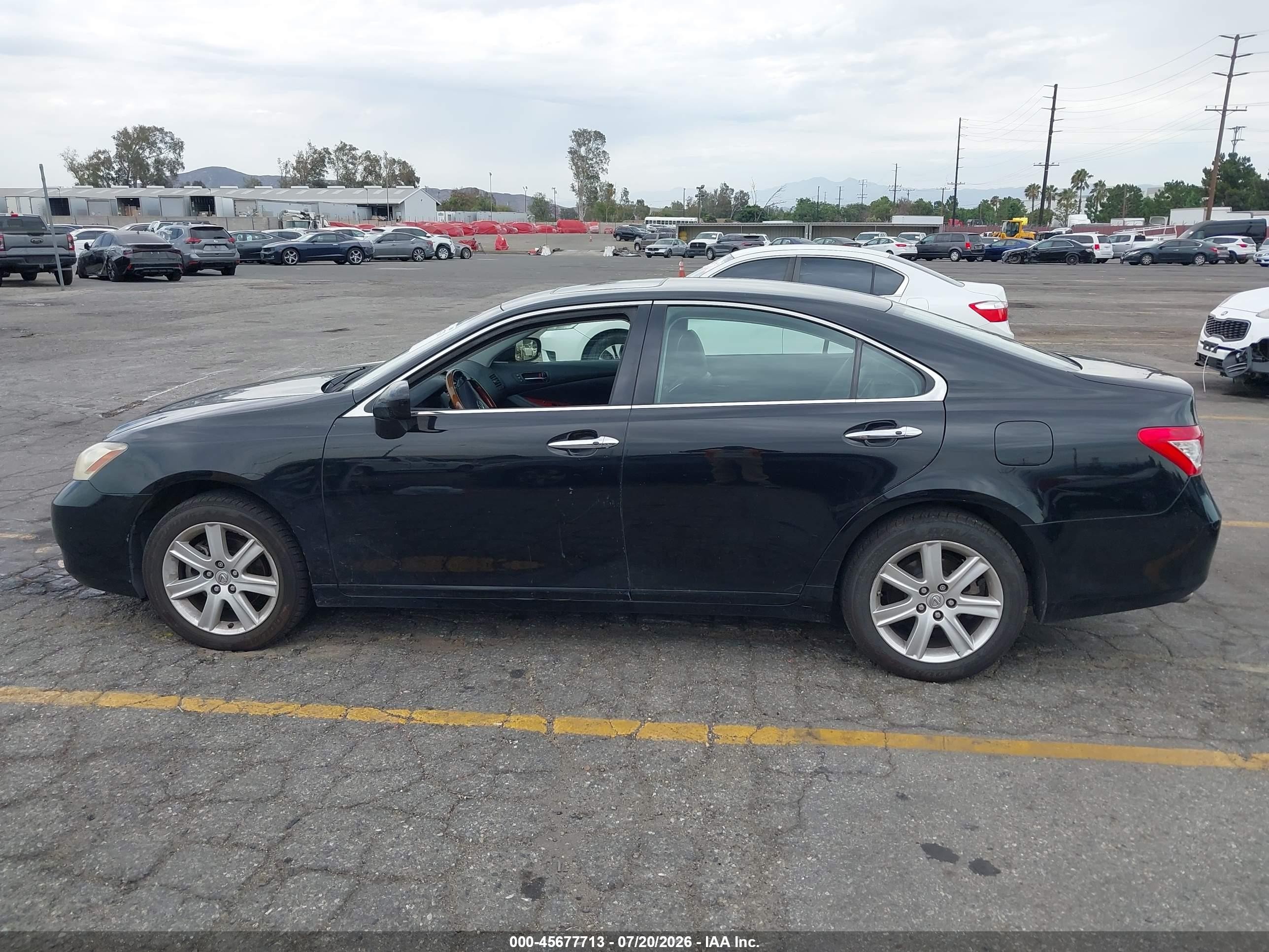 2009 Lexus Es 350   Черный vin: JTHBJ46G392304358