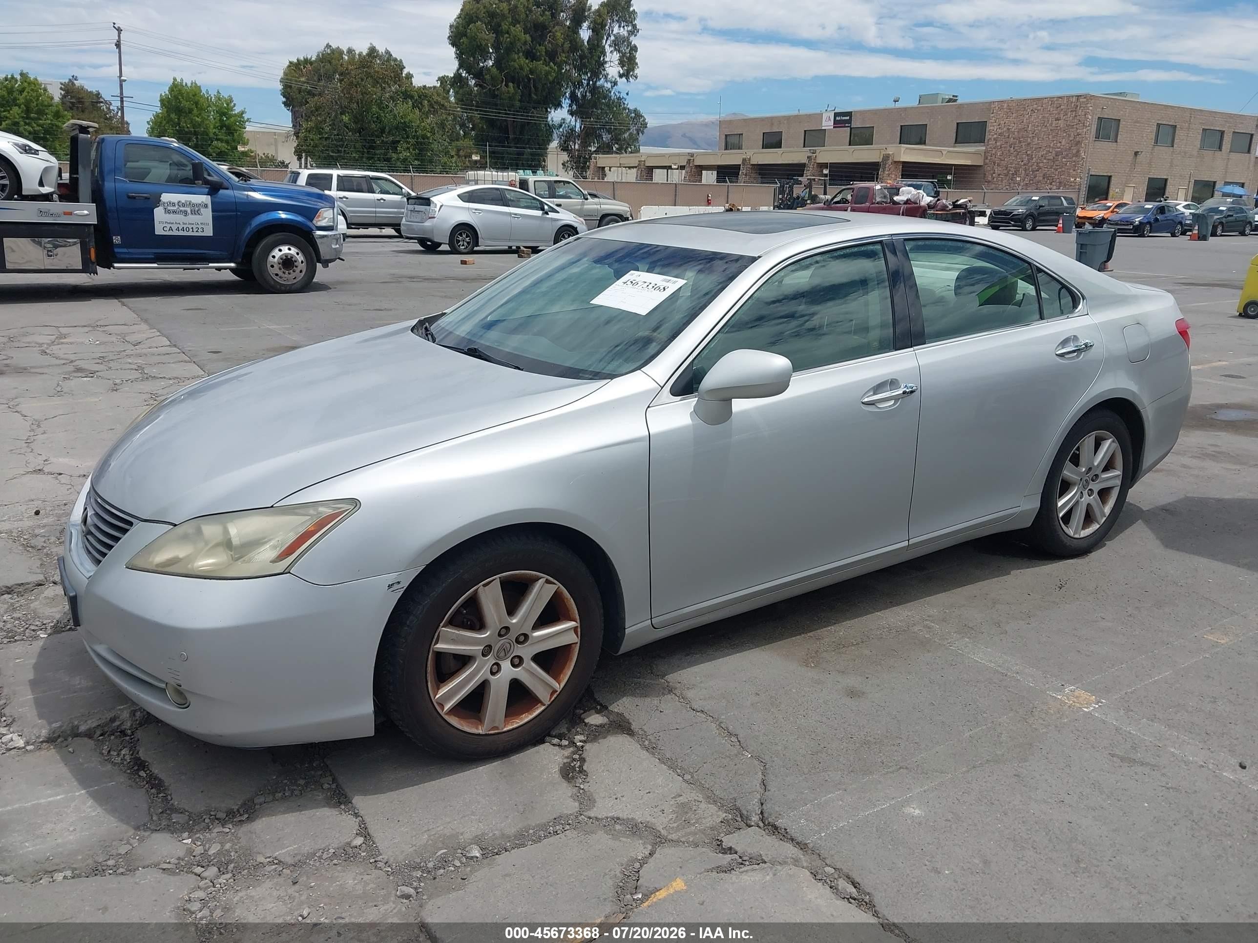 2009 Lexus Es 350   Silver vin: JTHBJ46G392310130
