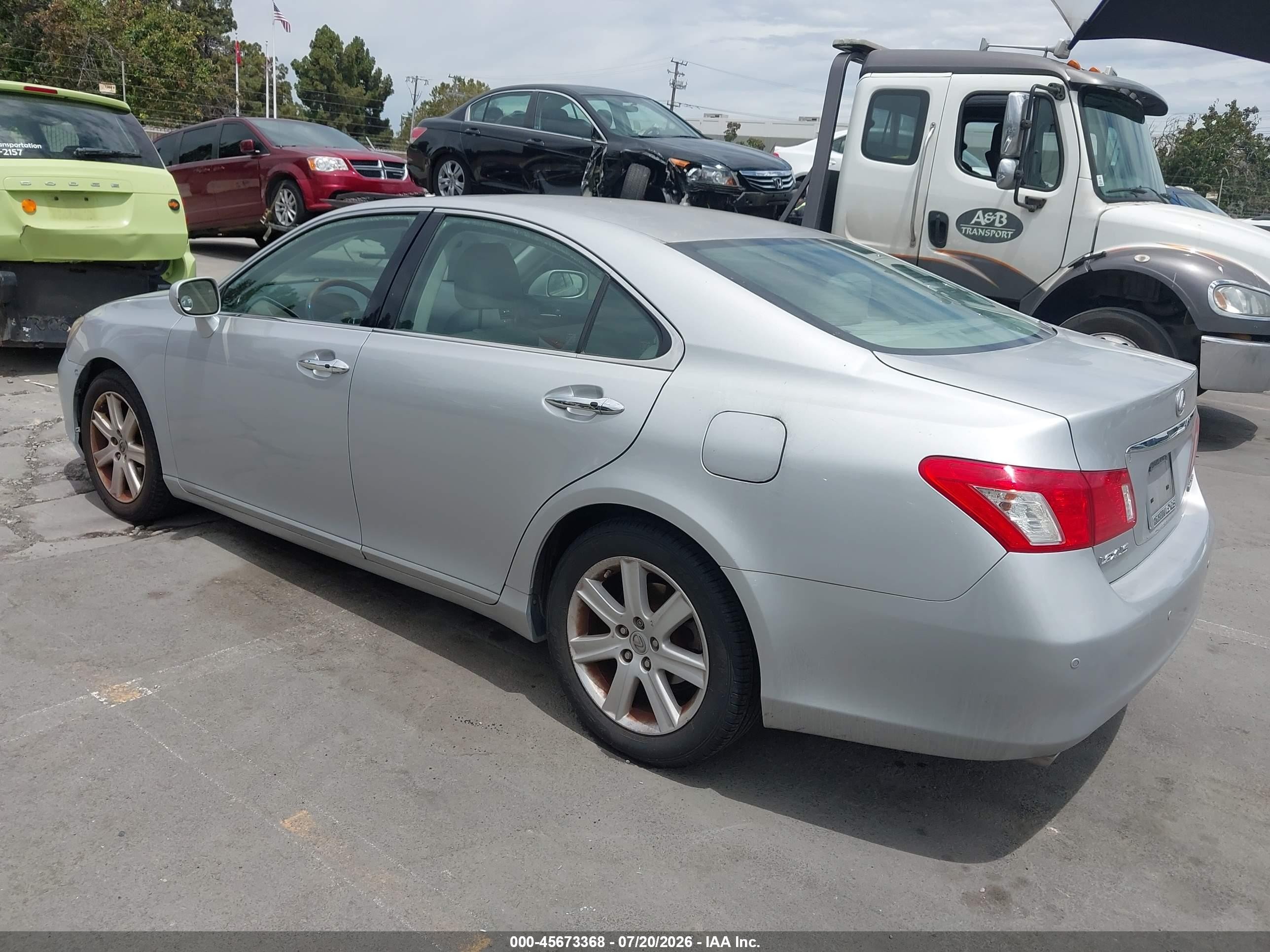 2009 Lexus Es 350   Silver vin: JTHBJ46G392310130