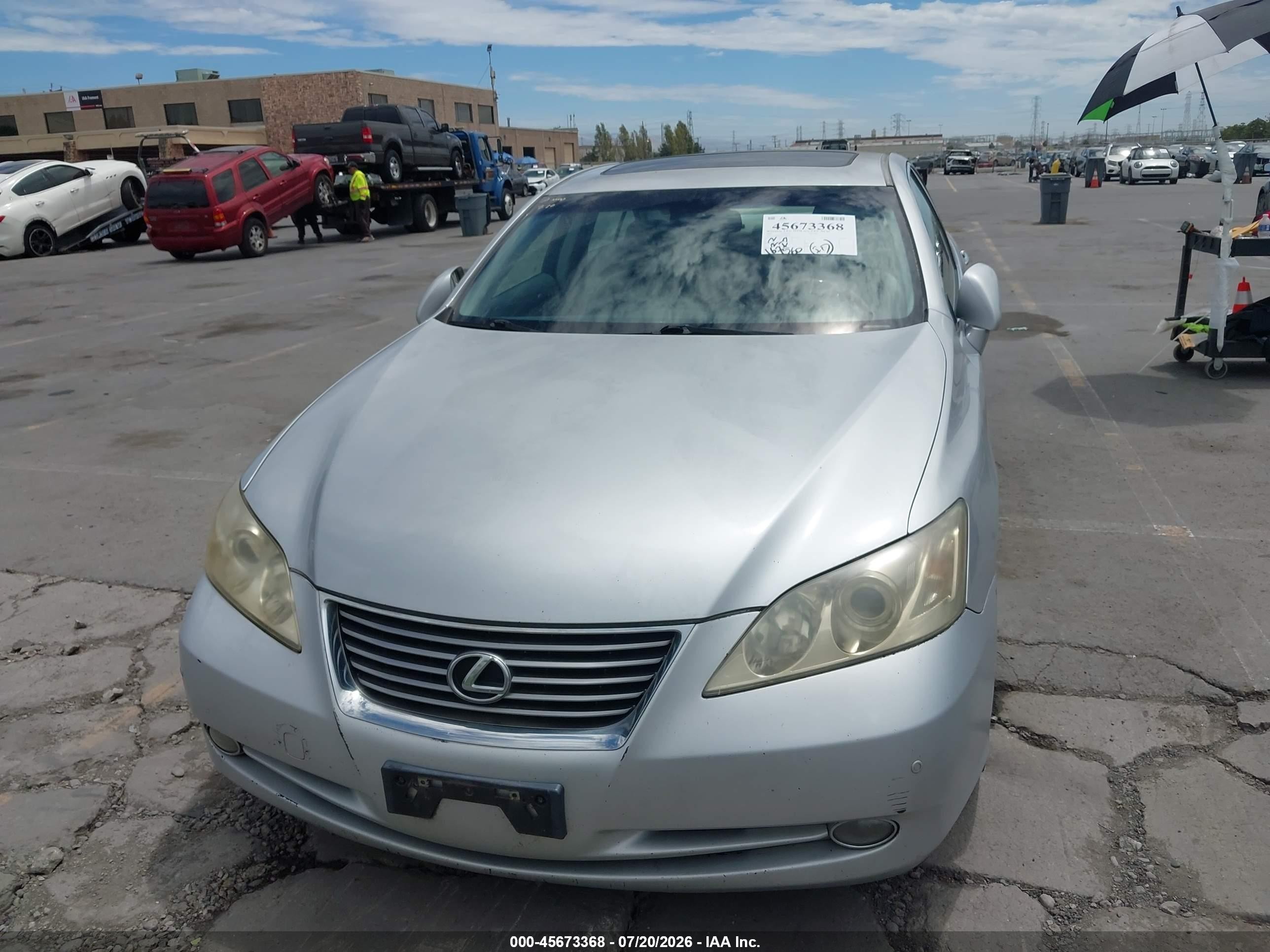 2009 Lexus Es 350   Silver vin: JTHBJ46G392310130