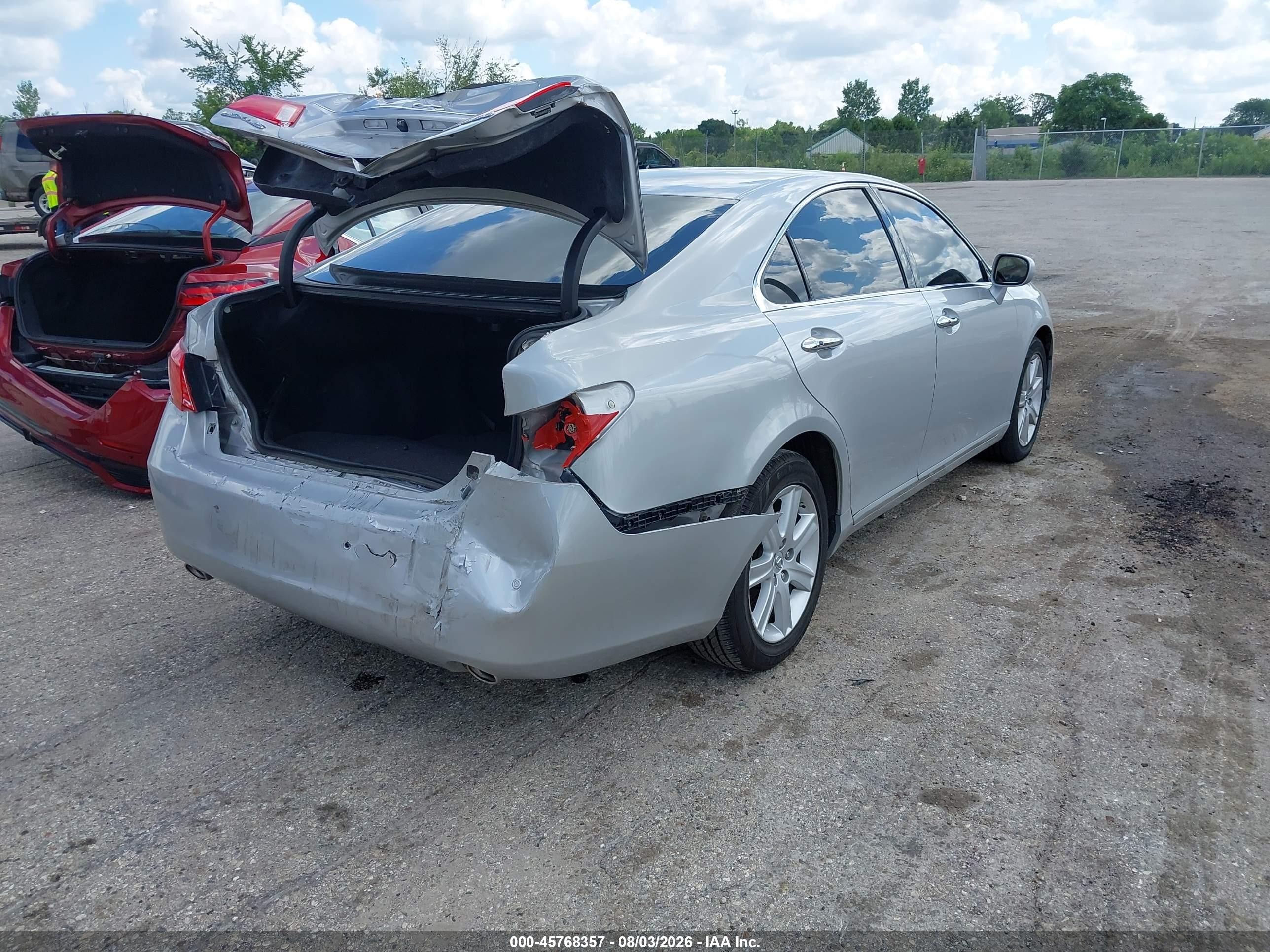 2009 Lexus Es 350   Silver vin: JTHBJ46G392317255