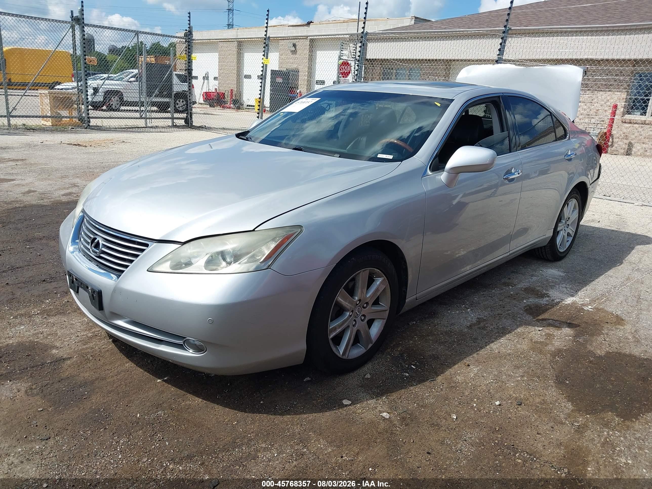 2009 Lexus Es 350   Silver vin: JTHBJ46G392317255