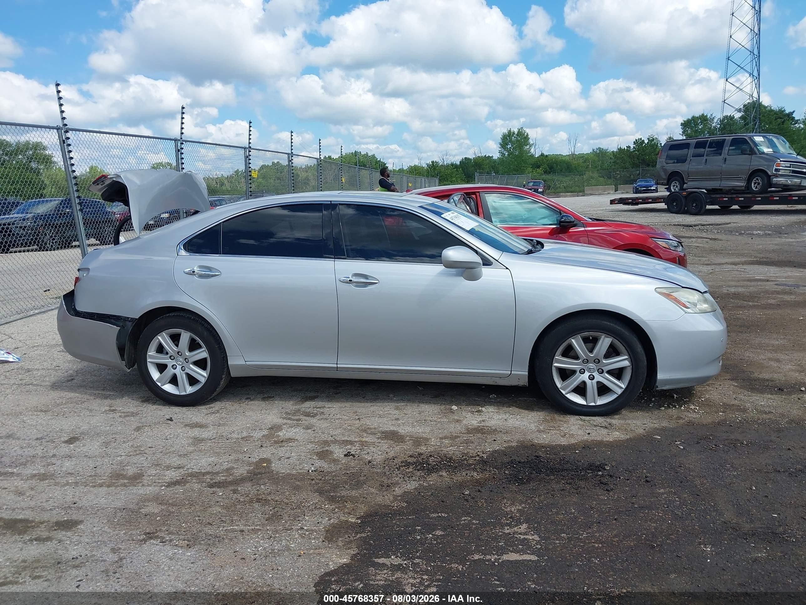 2009 Lexus Es 350   Silver vin: JTHBJ46G392317255