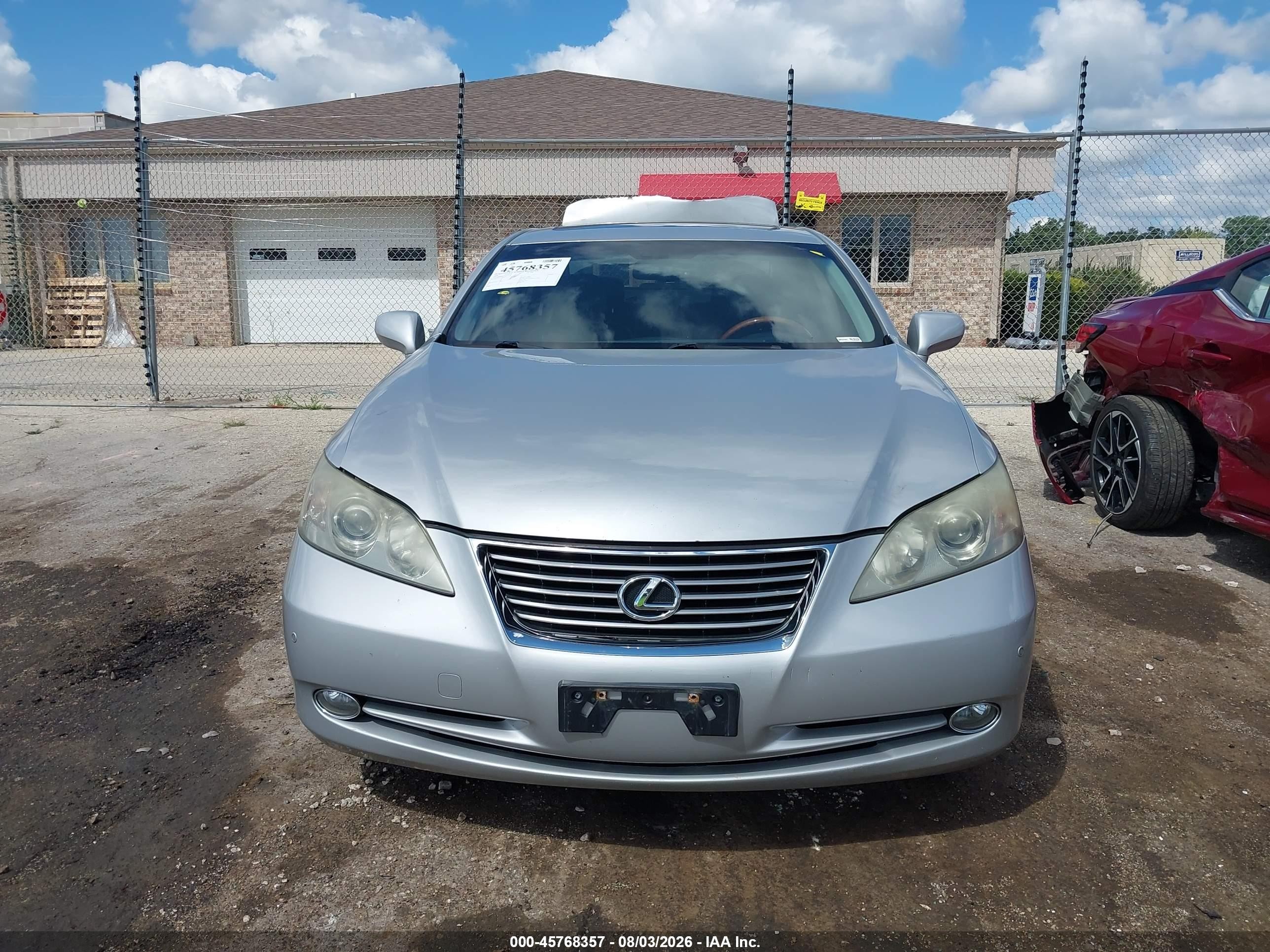 2009 Lexus Es 350   Silver vin: JTHBJ46G392317255
