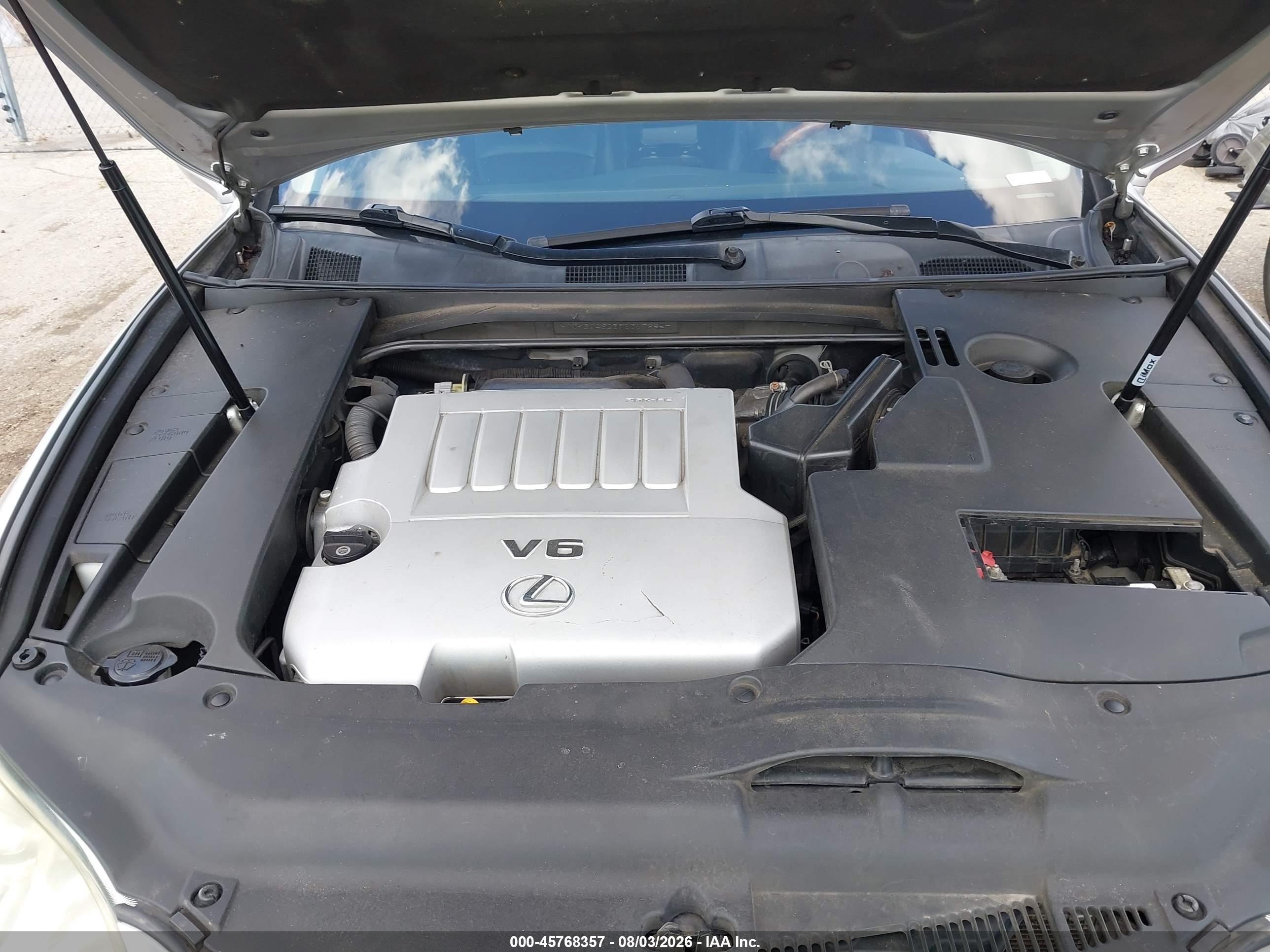 2009 Lexus Es 350   Silver vin: JTHBJ46G392317255