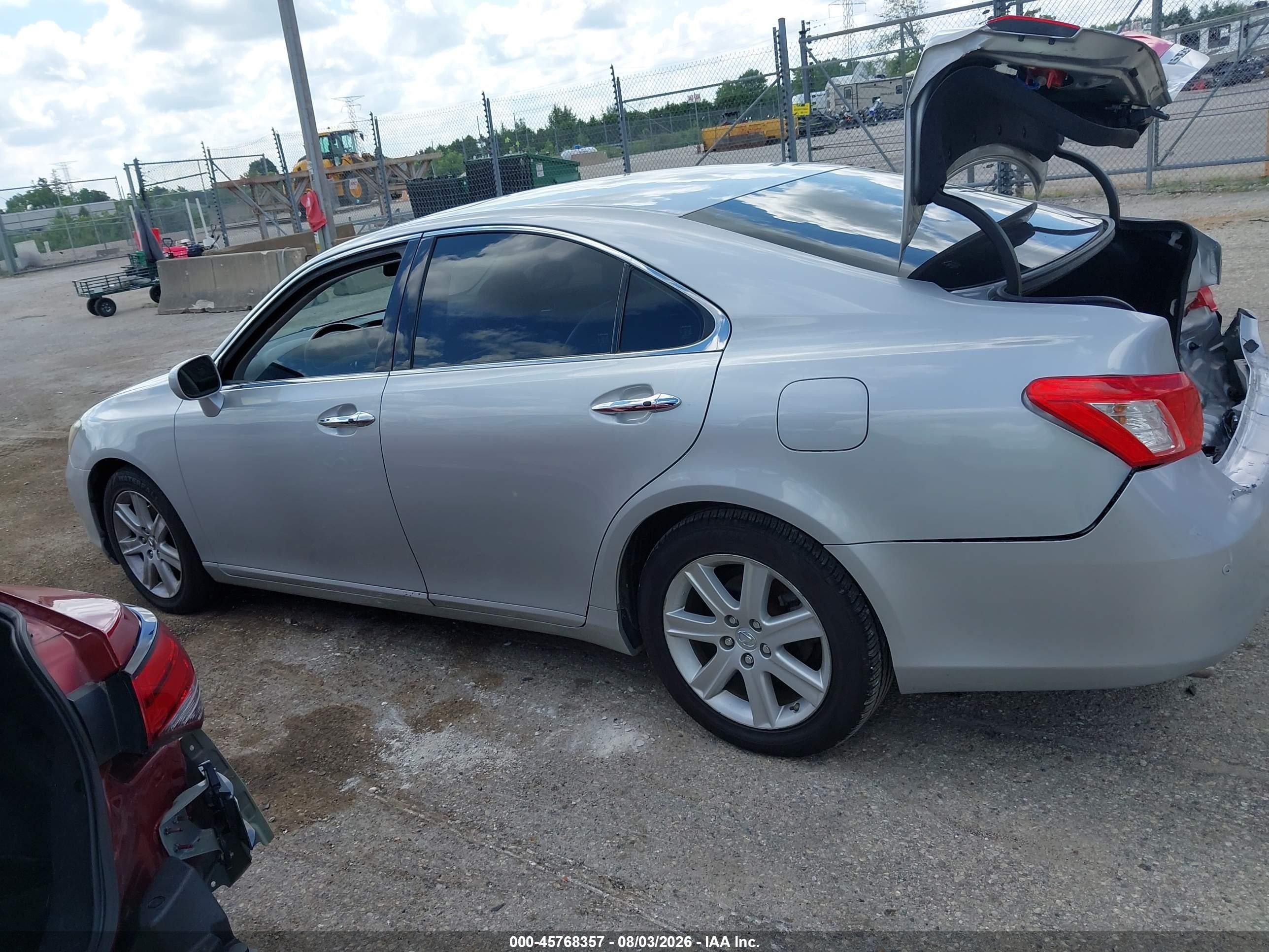 2009 Lexus Es 350   Silver vin: JTHBJ46G392317255