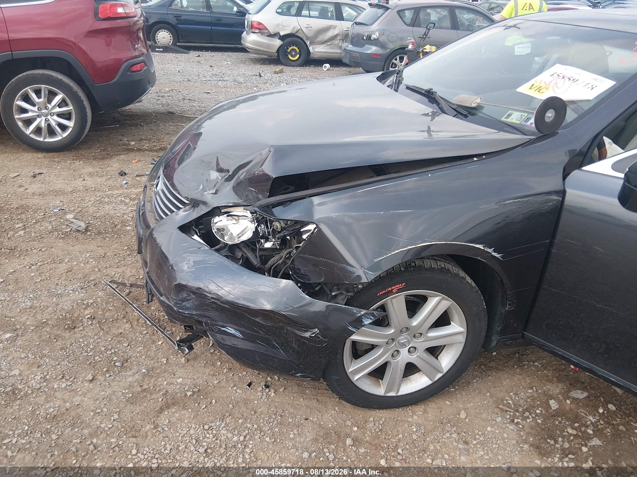 2009 Lexus Es 350 Gray vin: JTHBJ46G392318406