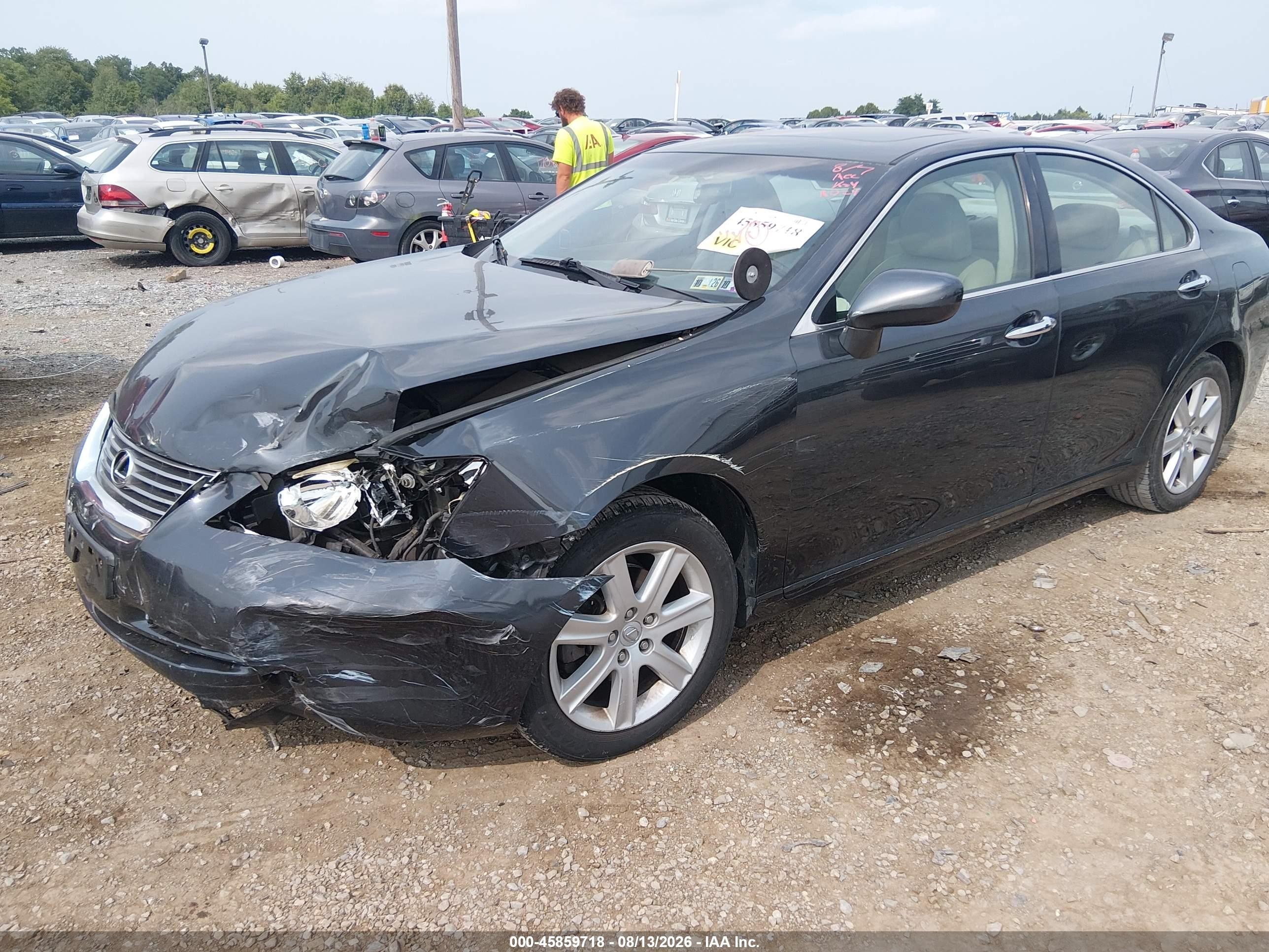 2009 Lexus Es 350 Gray vin: JTHBJ46G392318406