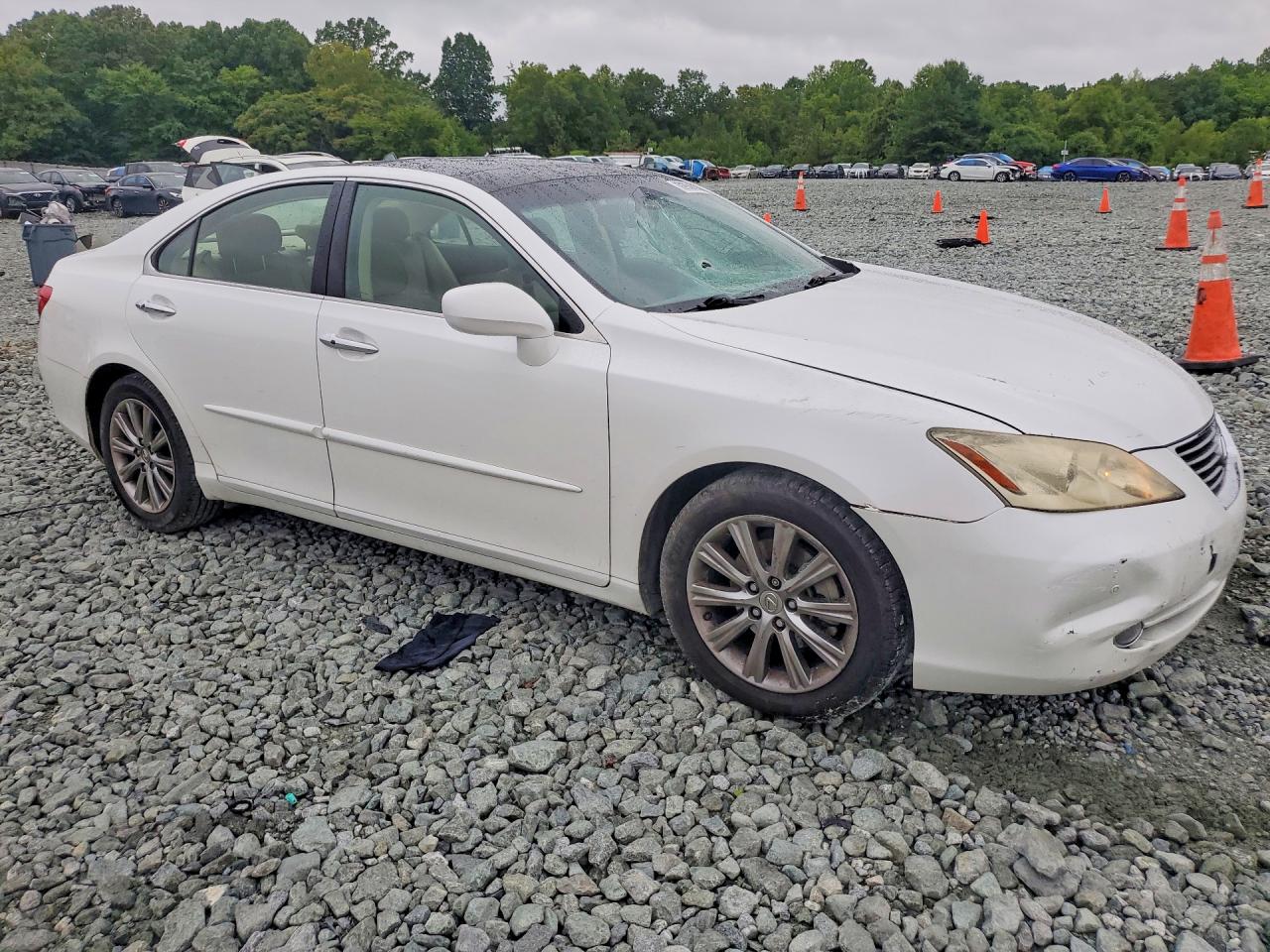 2009 Lexus Es 350 Белый vin: JTHBJ46G392322813