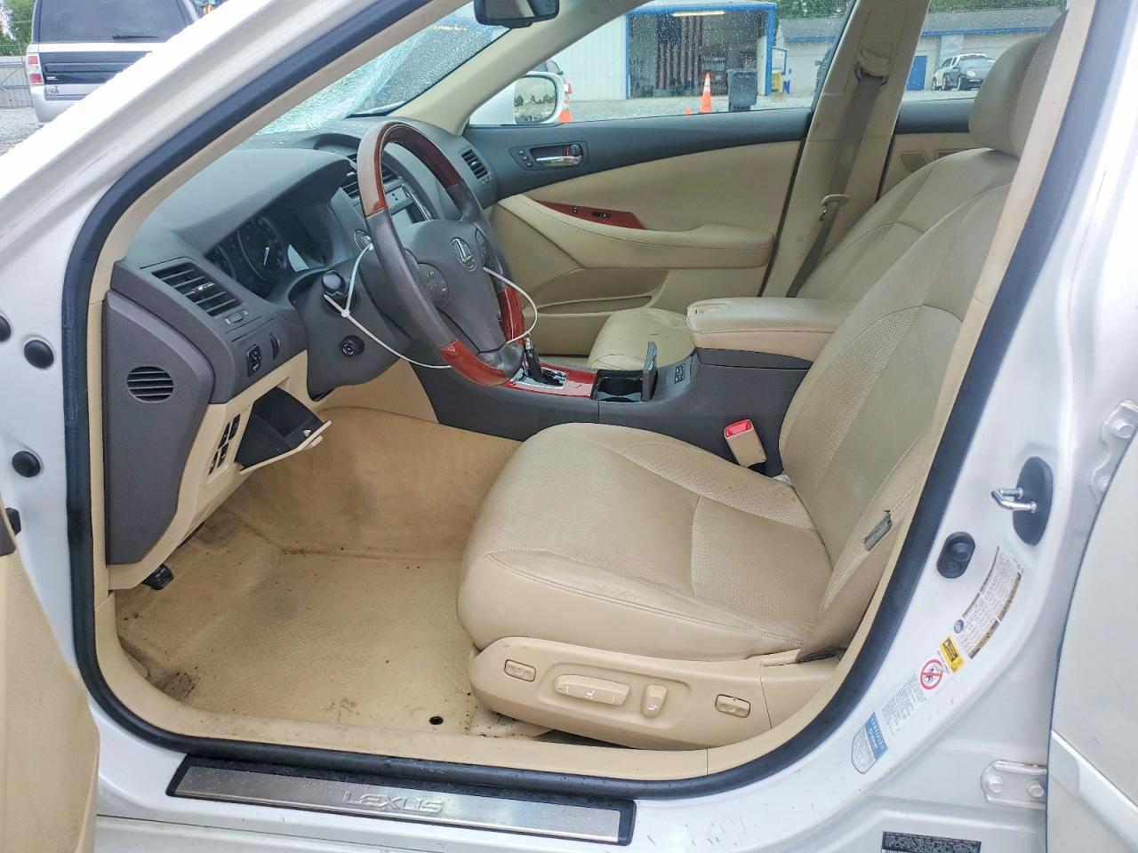 2009 Lexus Es 350 Белый vin: JTHBJ46G392322813