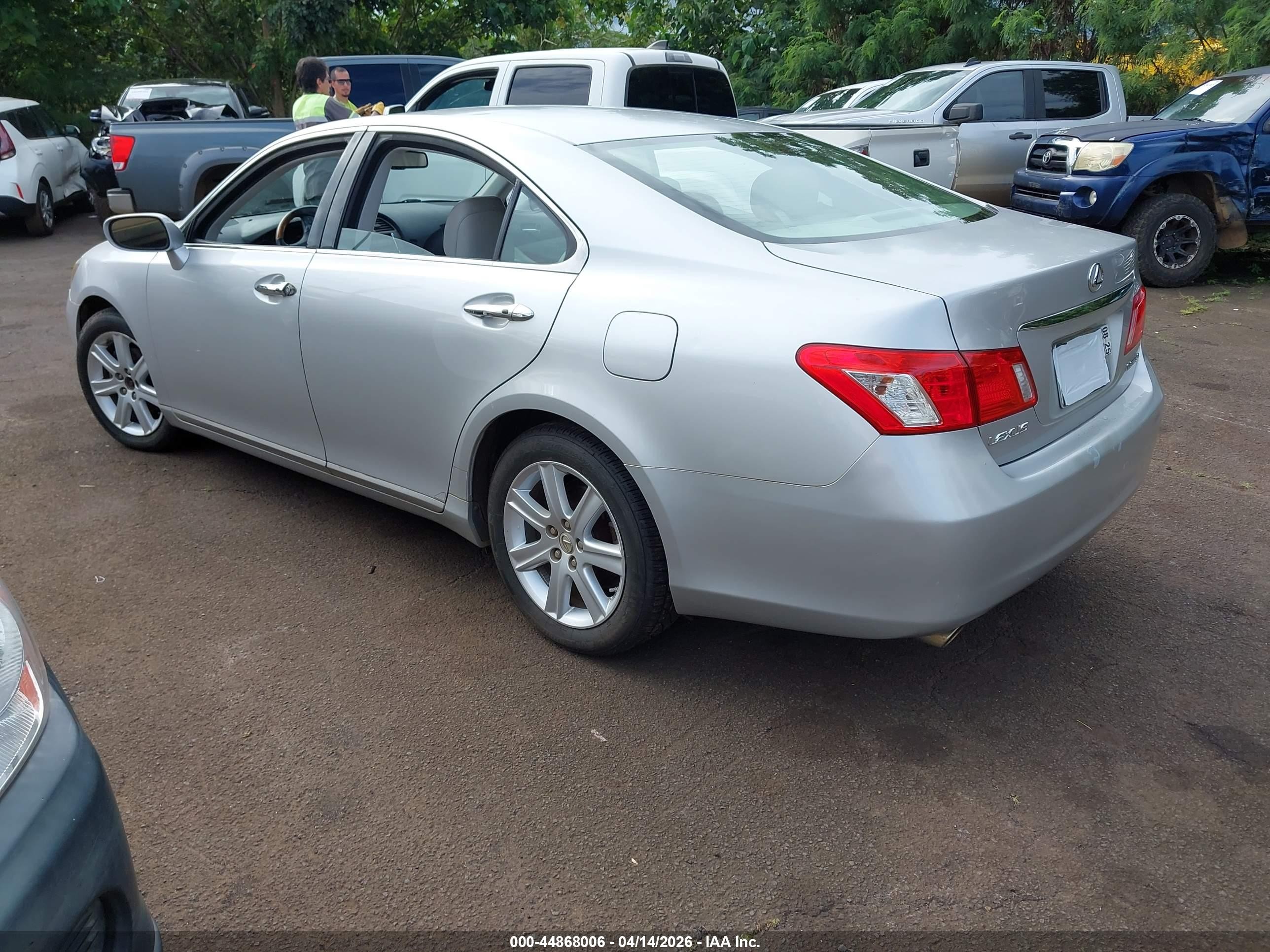 2009 Lexus Es 350   Серебряный vin: JTHBJ46G392336257
