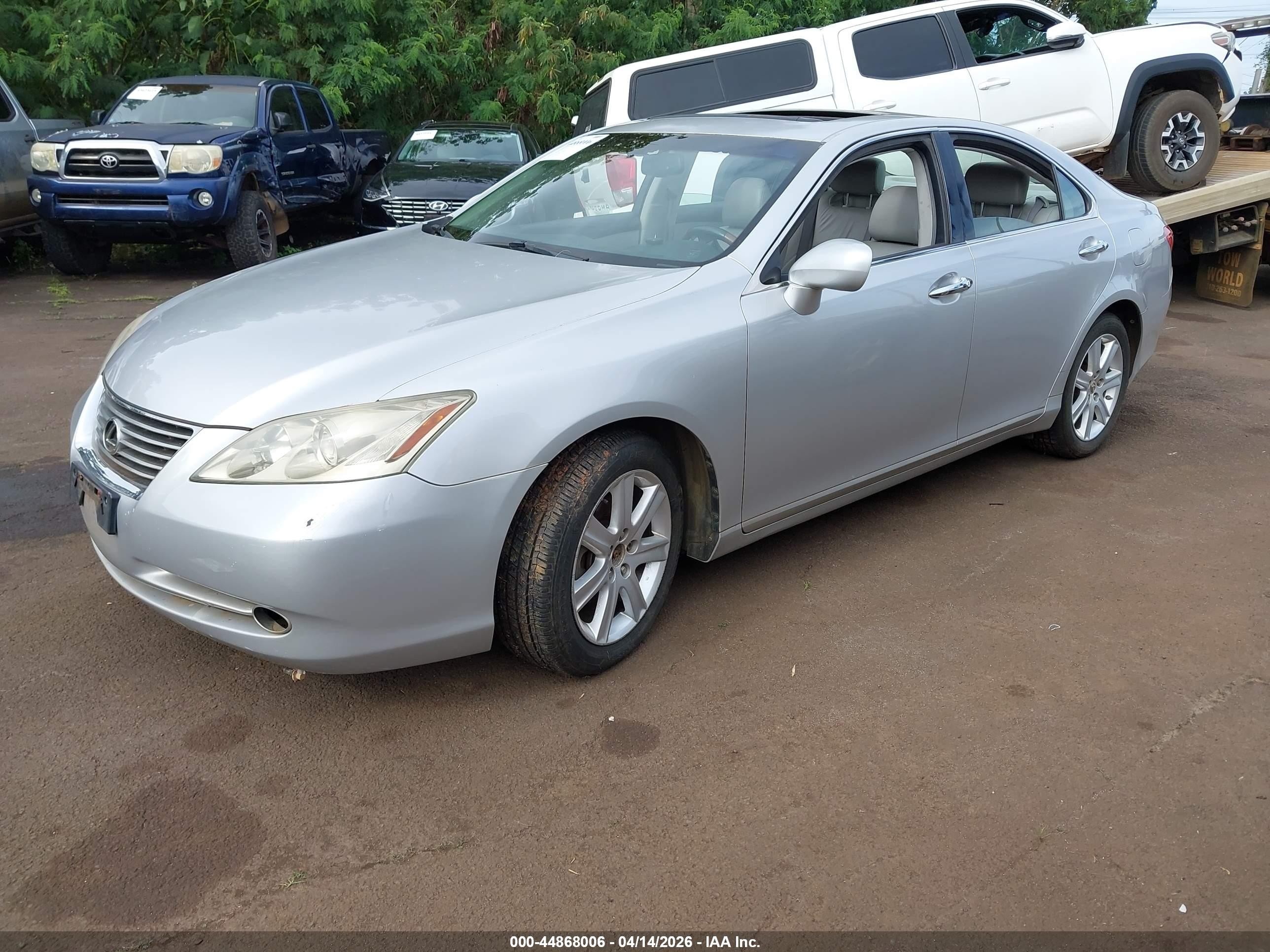 2009 Lexus Es 350   Серебряный vin: JTHBJ46G392336257