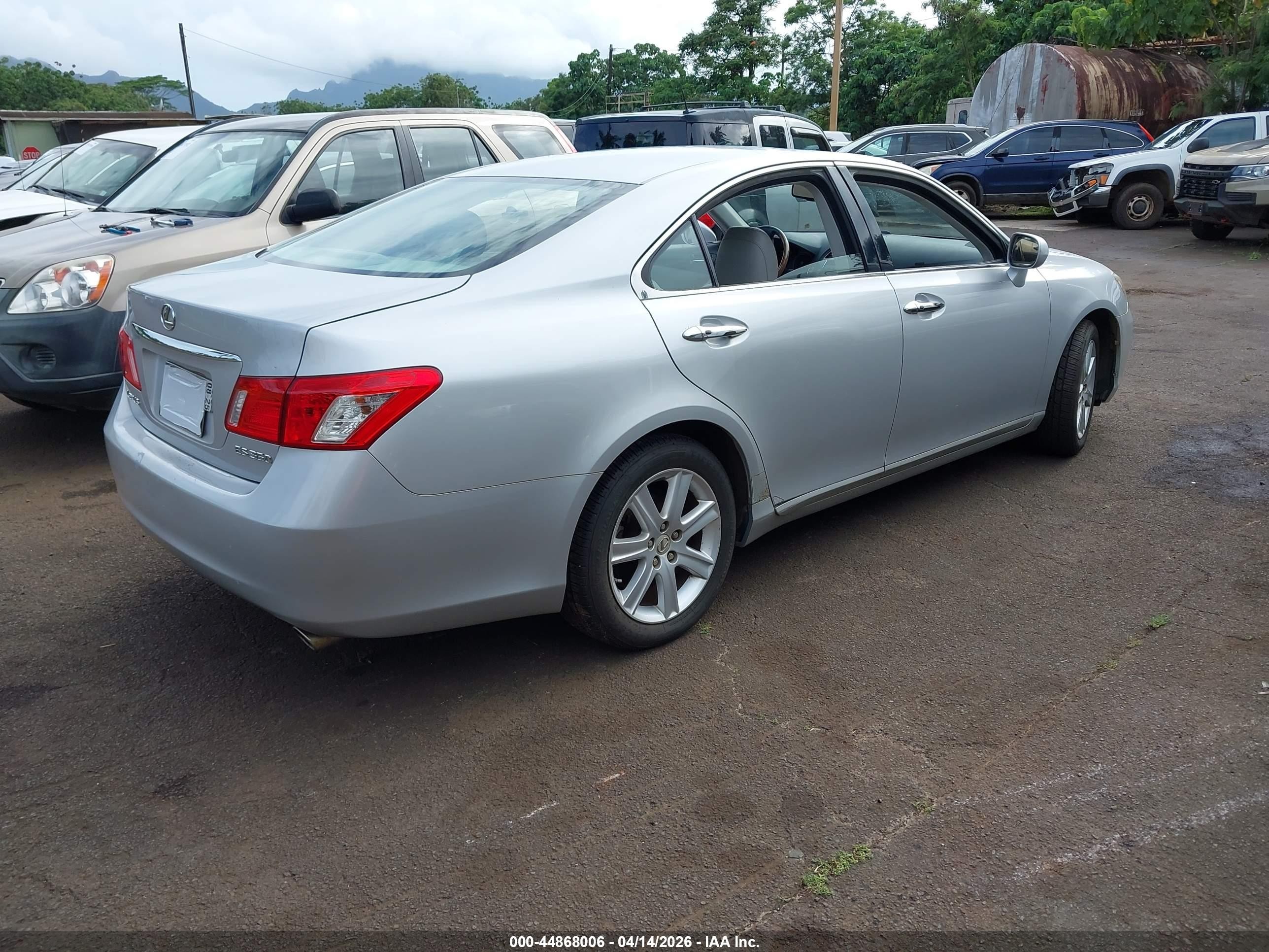 2009 Lexus Es 350   Серебряный vin: JTHBJ46G392336257
