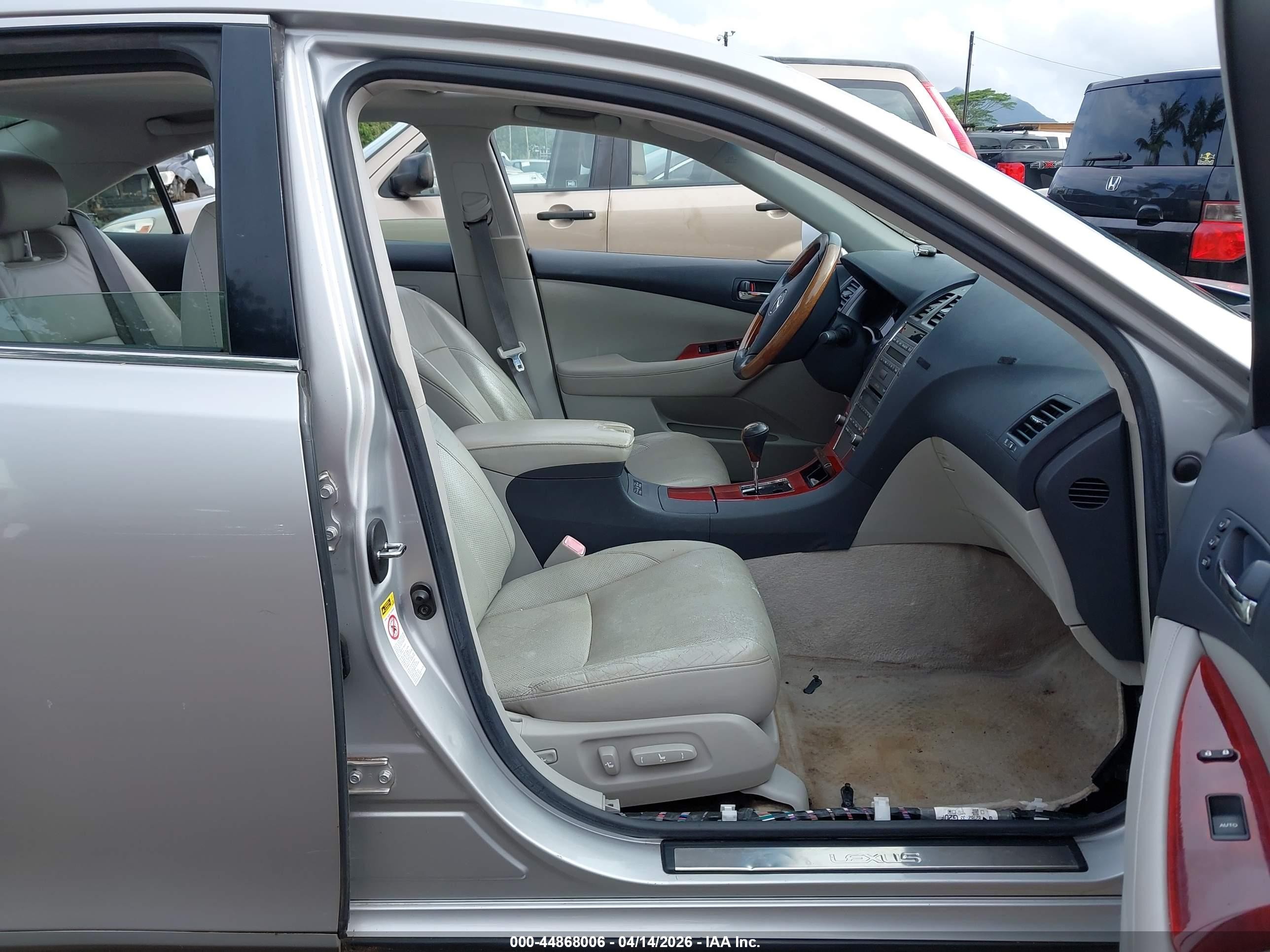 2009 Lexus Es 350   Серебряный vin: JTHBJ46G392336257