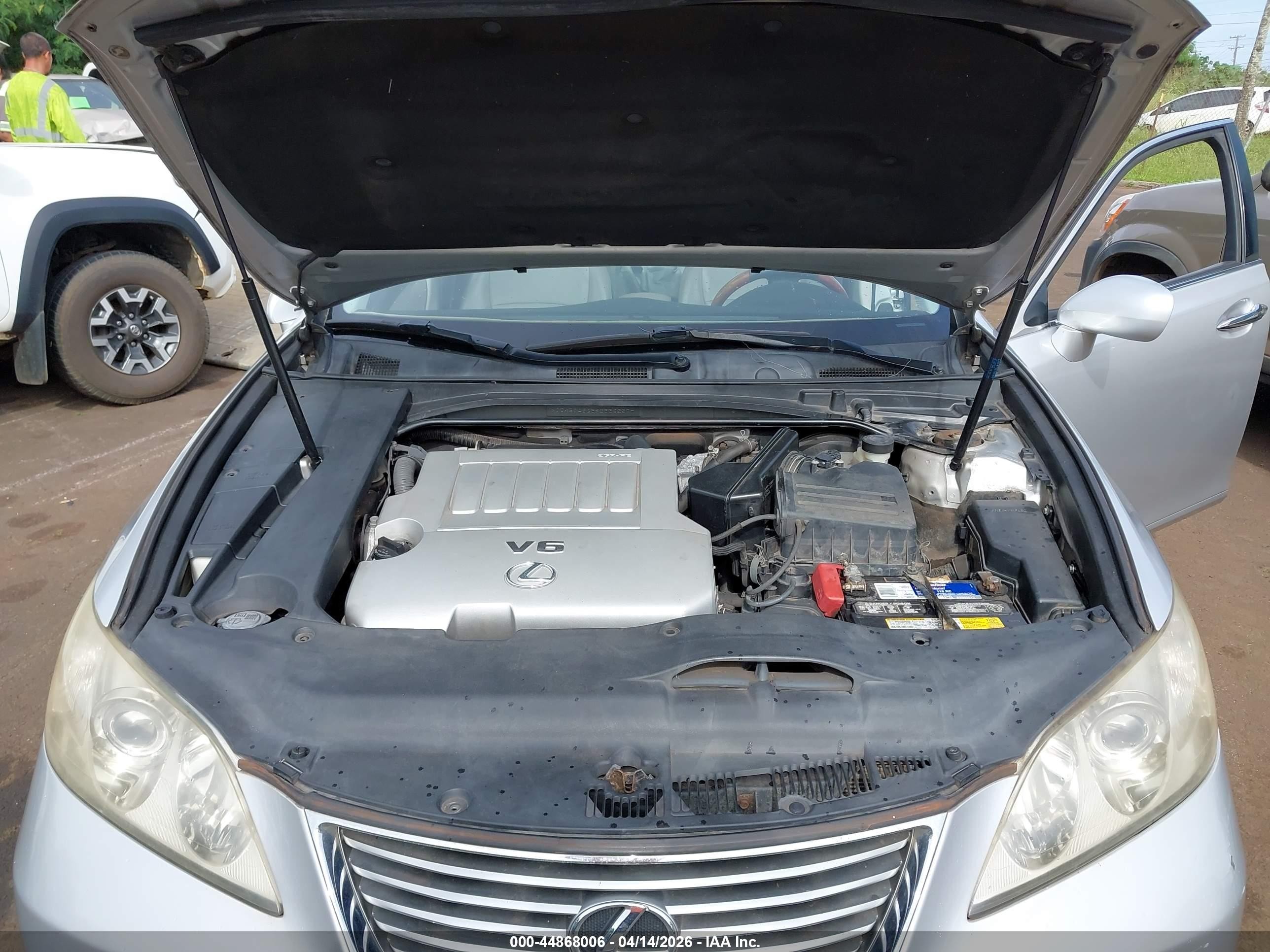 2009 Lexus Es 350   Серебряный vin: JTHBJ46G392336257