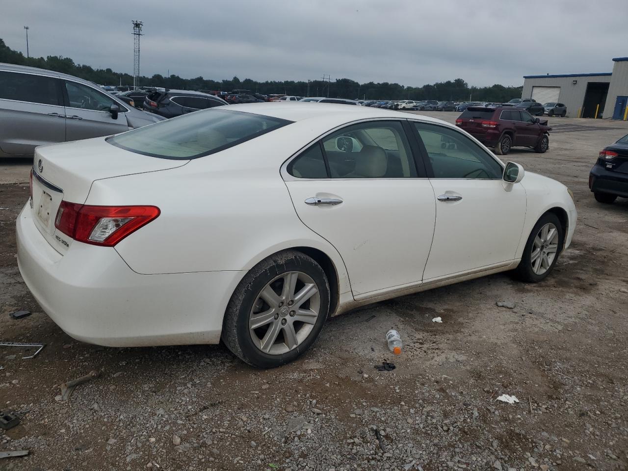 2007 Lexus Es 350 White vin: JTHBJ46G472004311