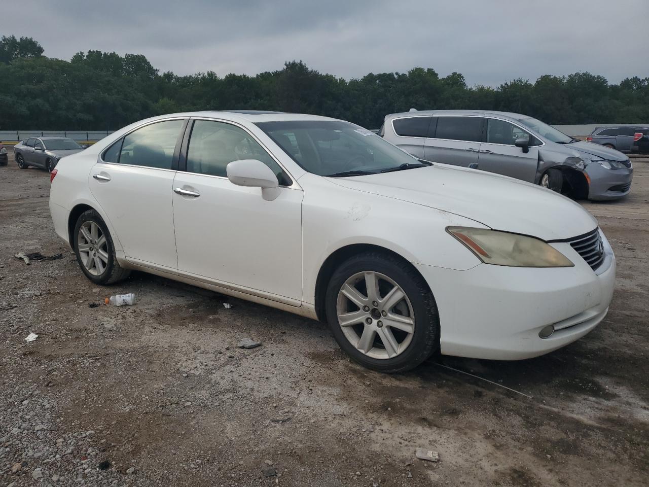 2007 Lexus Es 350 White vin: JTHBJ46G472004311
