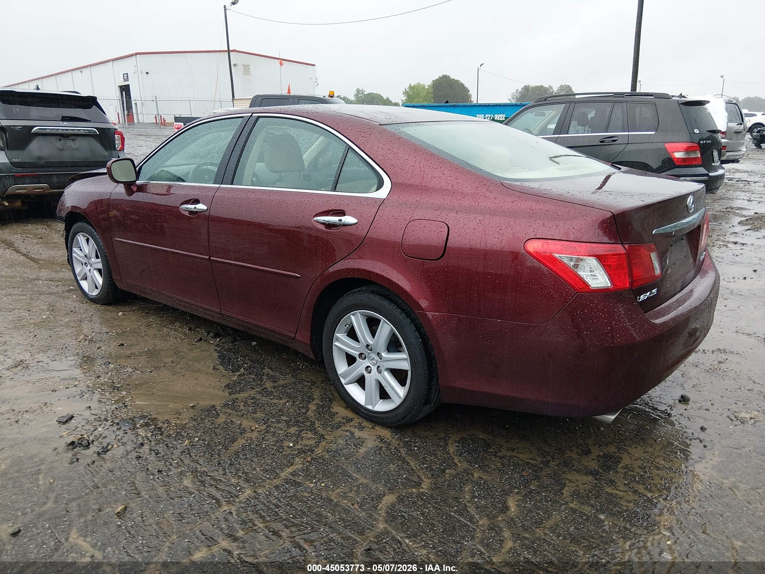2007 Lexus Es 350   Red vin: JTHBJ46G472006043