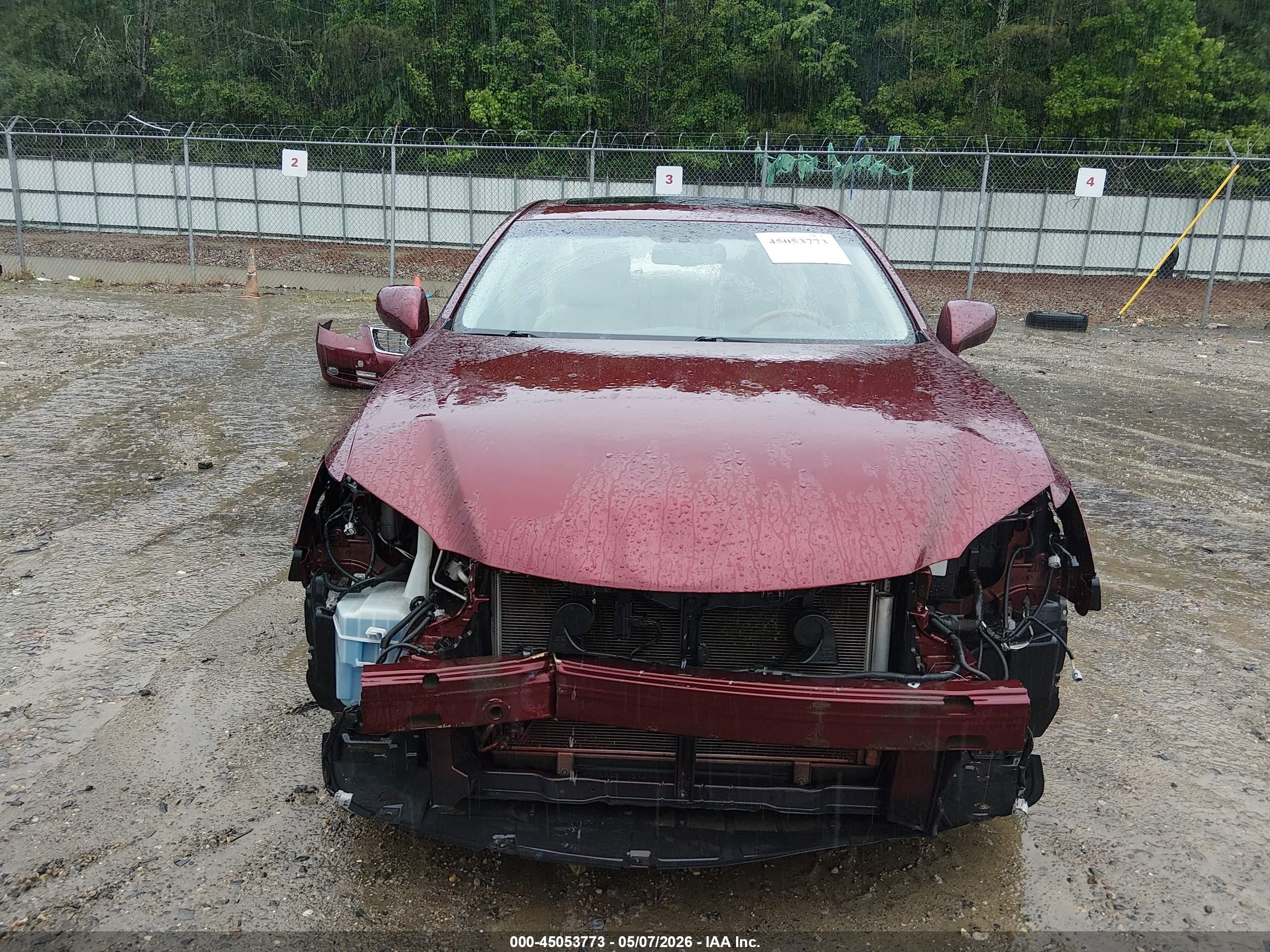 2007 Lexus Es 350   Red vin: JTHBJ46G472006043
