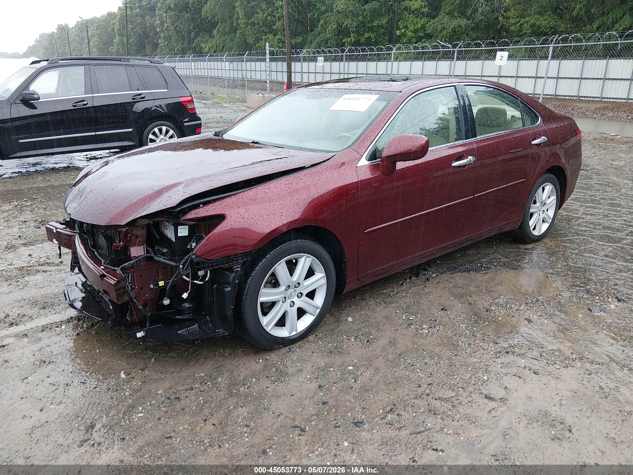 2007 Lexus Es 350   Red vin: JTHBJ46G472006043