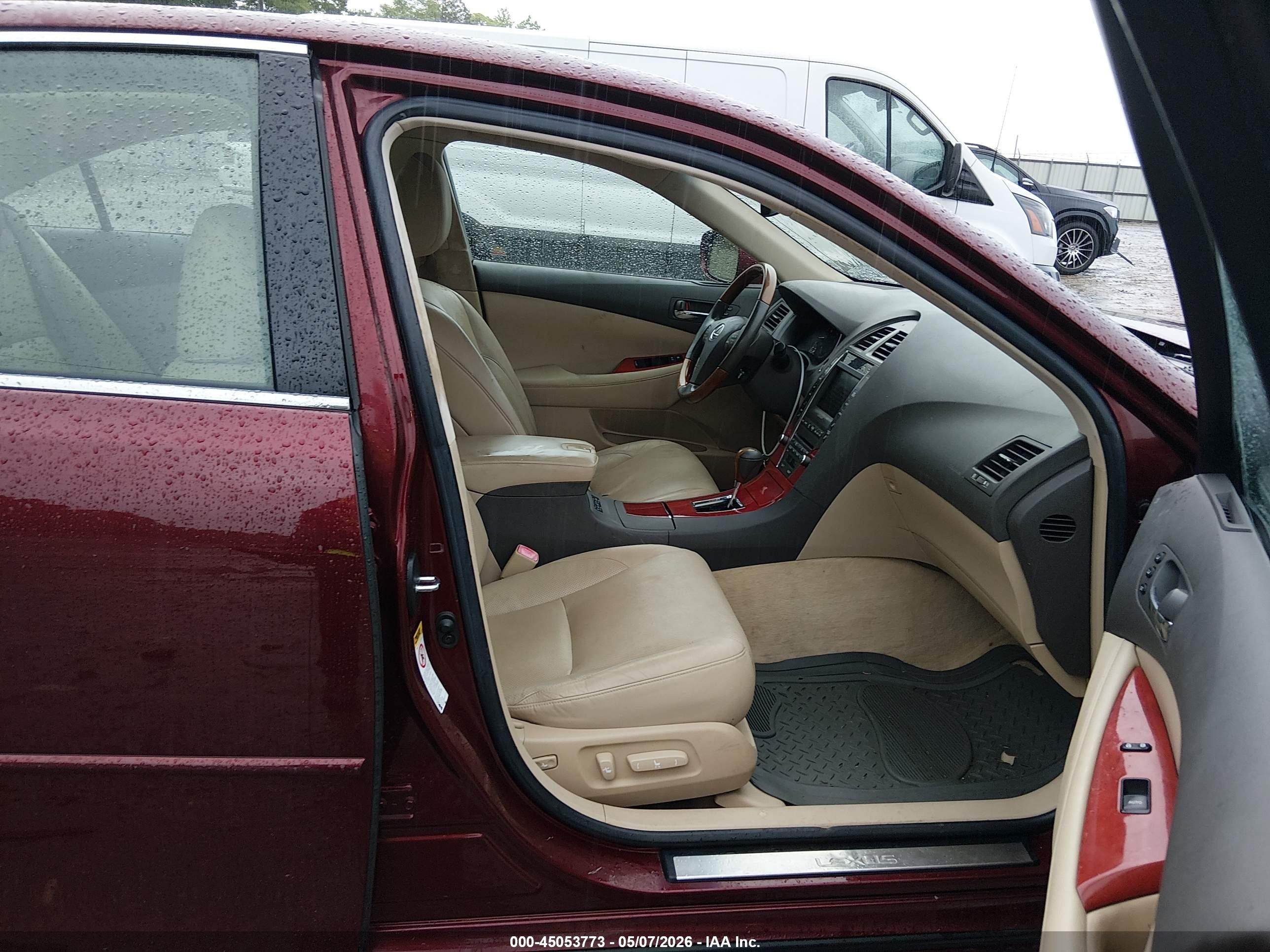 2007 Lexus Es 350   Red vin: JTHBJ46G472006043