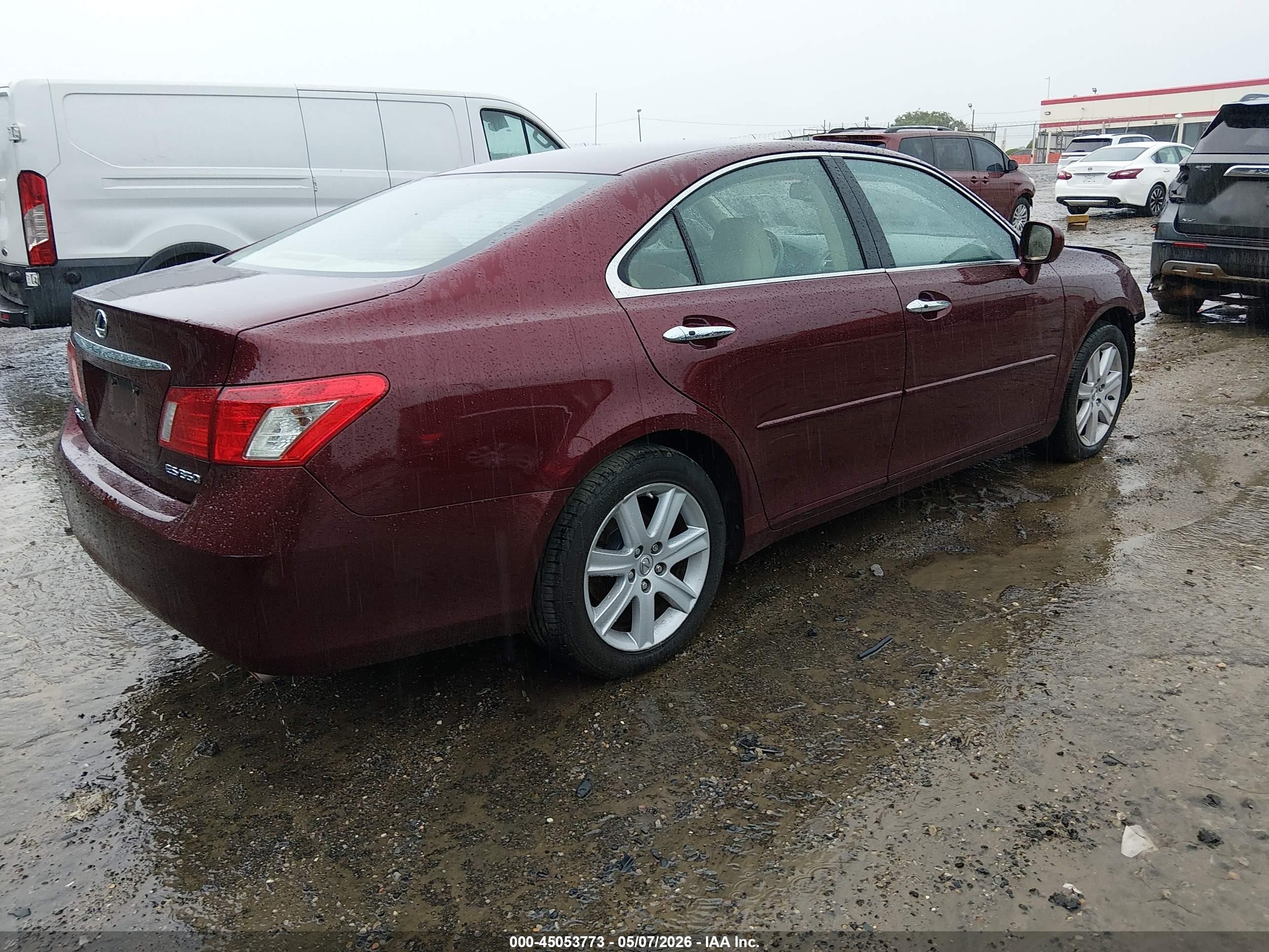 2007 Lexus Es 350   Red vin: JTHBJ46G472006043