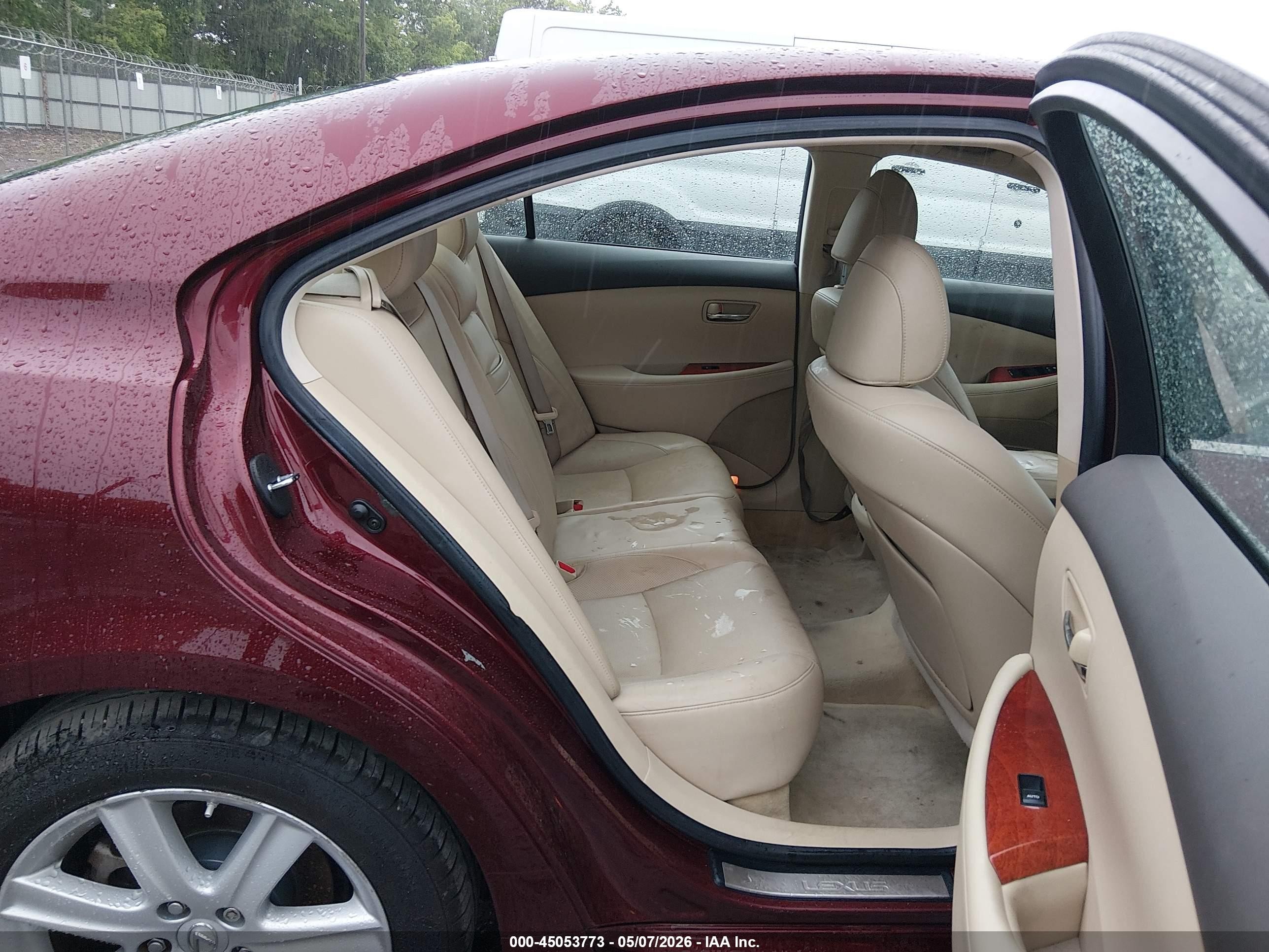 2007 Lexus Es 350   Red vin: JTHBJ46G472006043