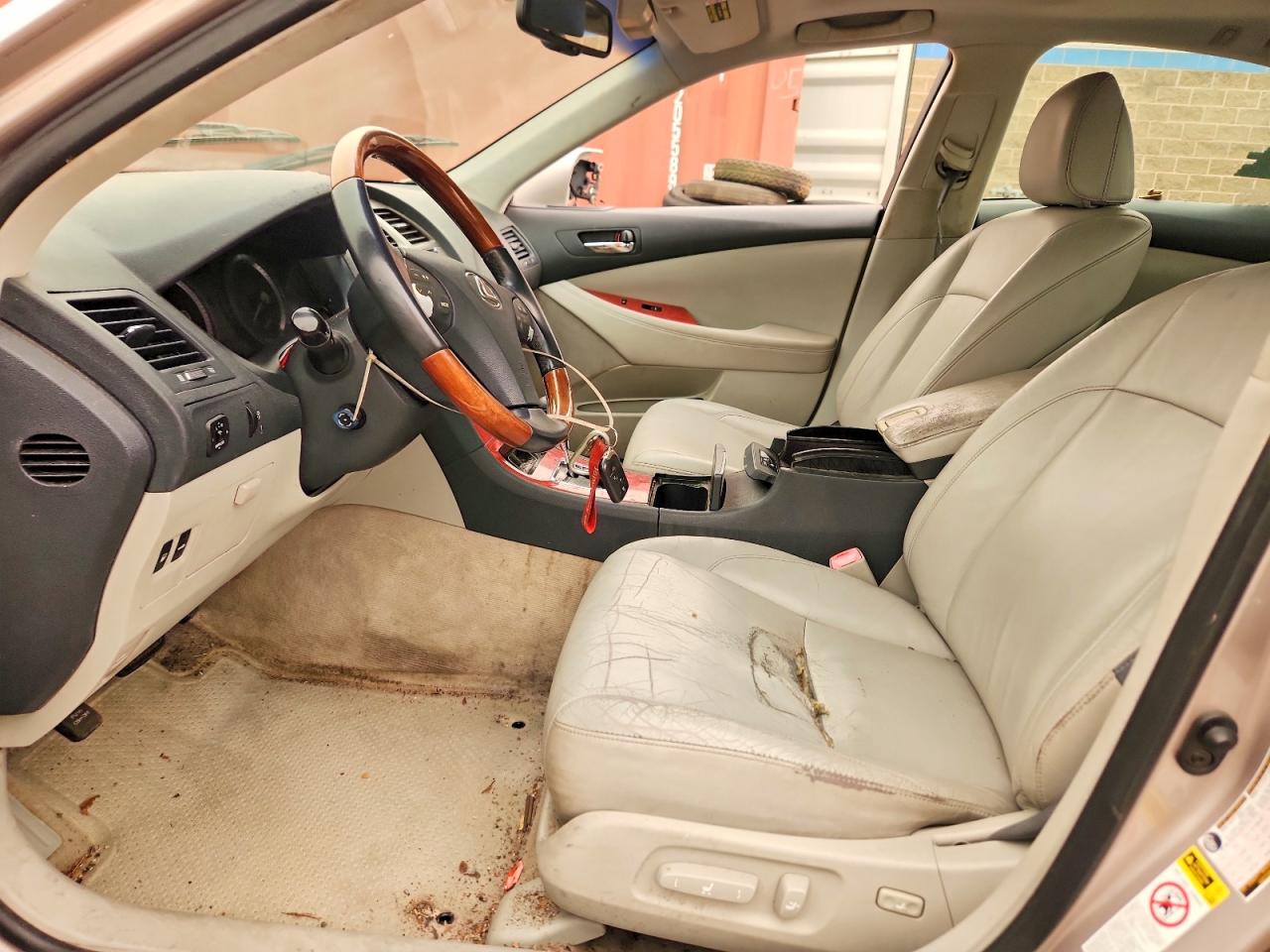 2007 Lexus Es 350 Бежевый vin: JTHBJ46G472029838