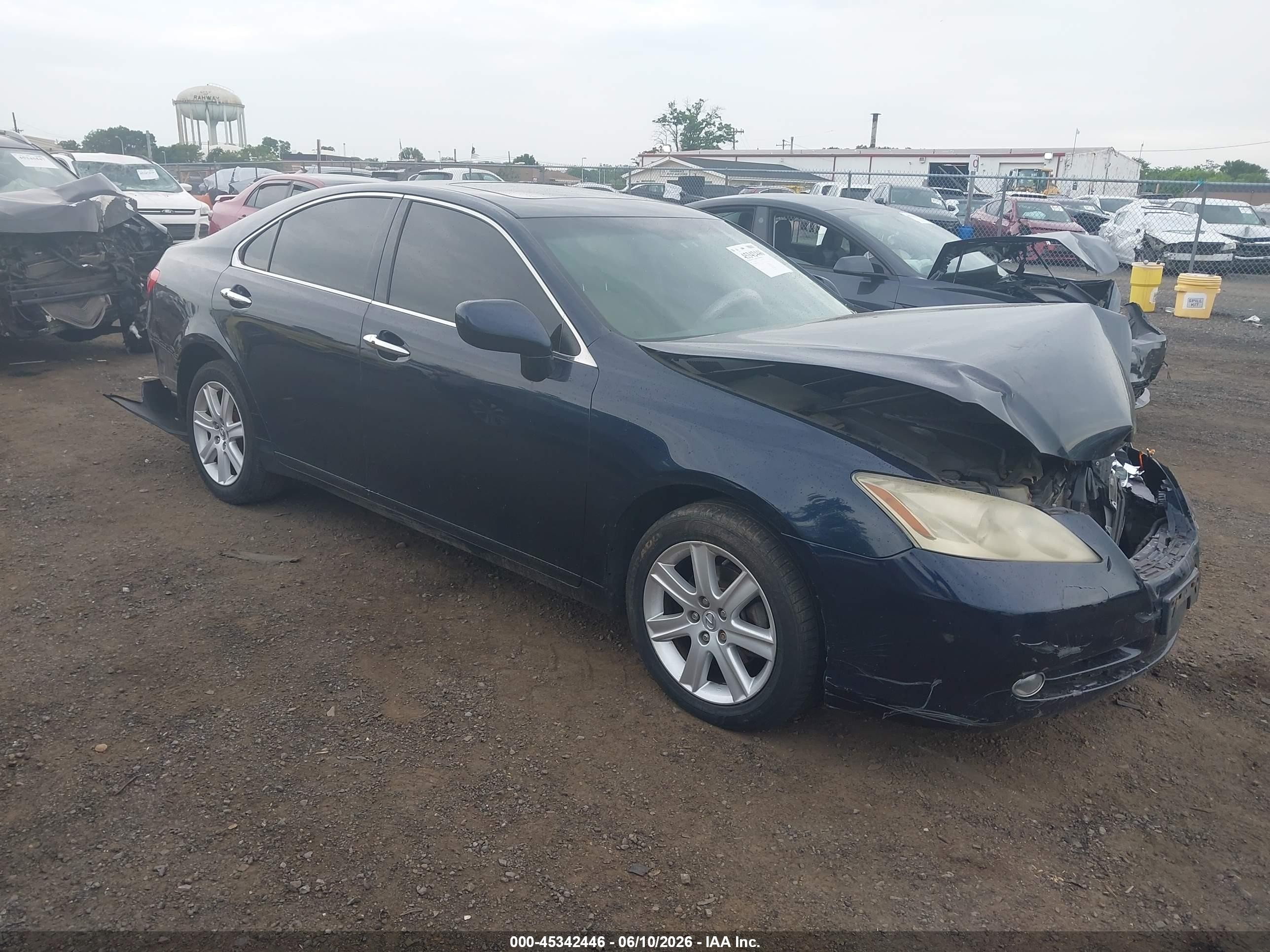 2007 Lexus Es 350   Синий vin: JTHBJ46G472034201
