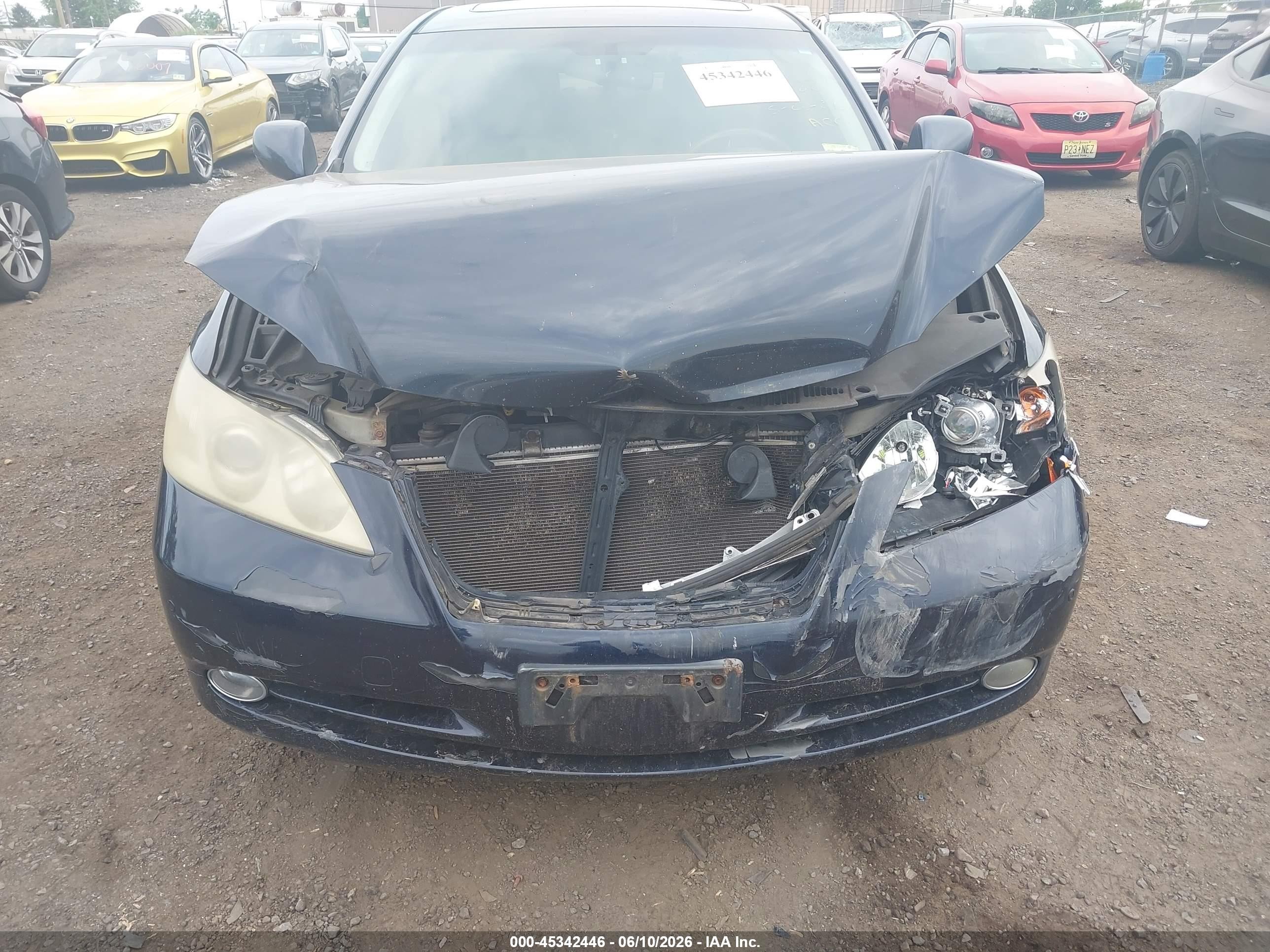 2007 Lexus Es 350   Синий vin: JTHBJ46G472034201