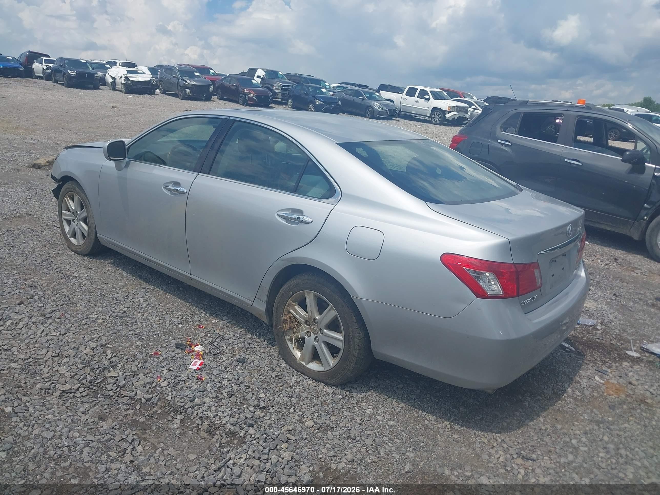 2007 Lexus Es 350   Silver vin: JTHBJ46G472037776
