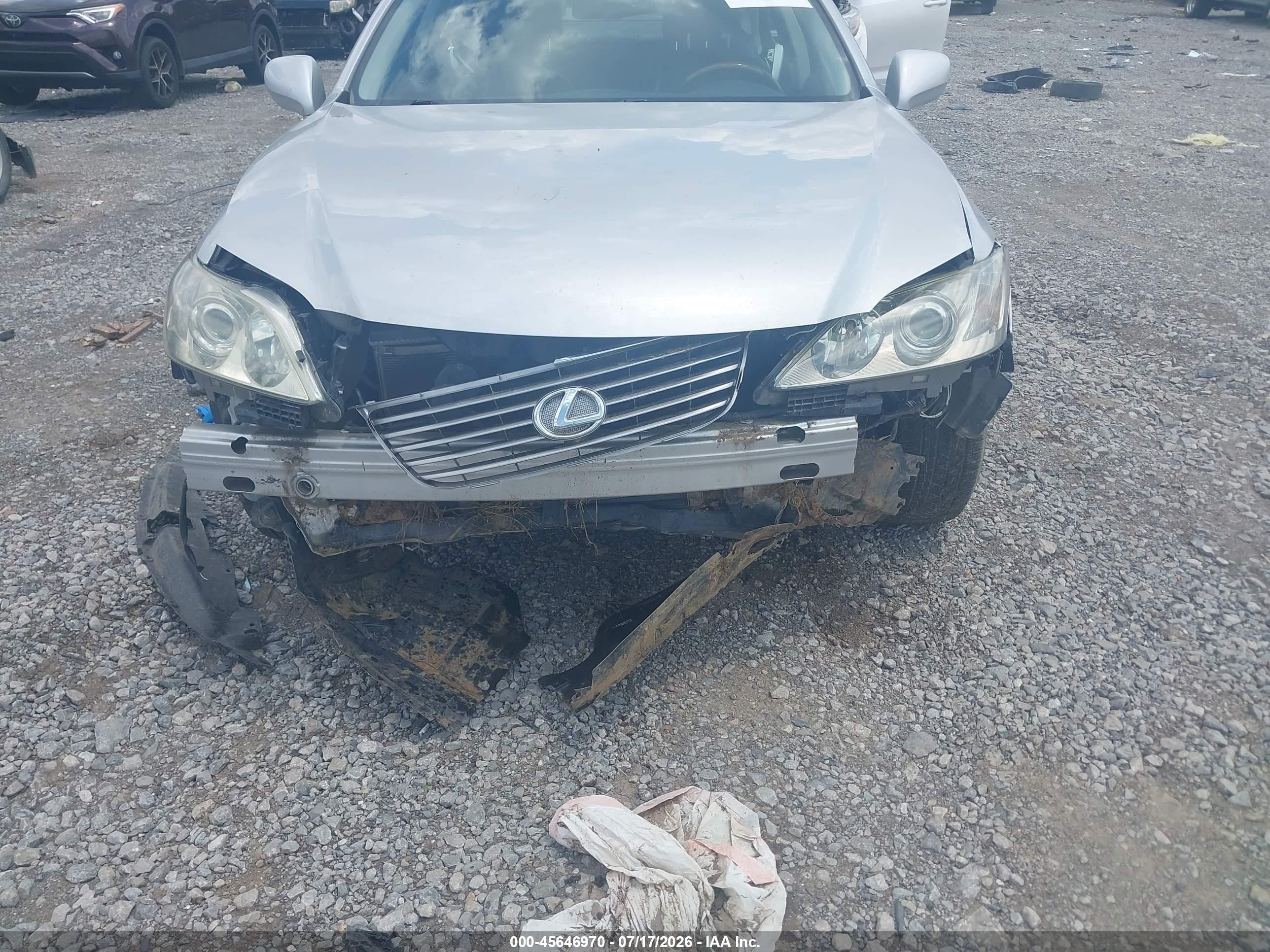 2007 Lexus Es 350   Silver vin: JTHBJ46G472037776