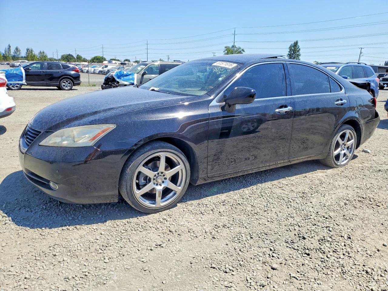 2007 Lexus Es 350 Black vin: JTHBJ46G472039477