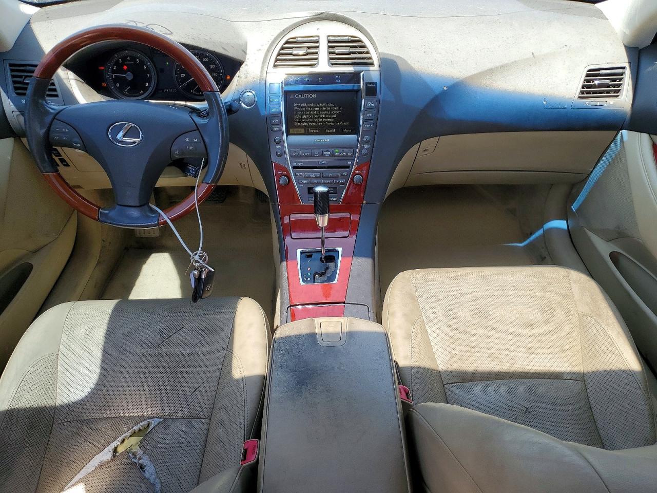 2007 Lexus Es 350 Black vin: JTHBJ46G472039477