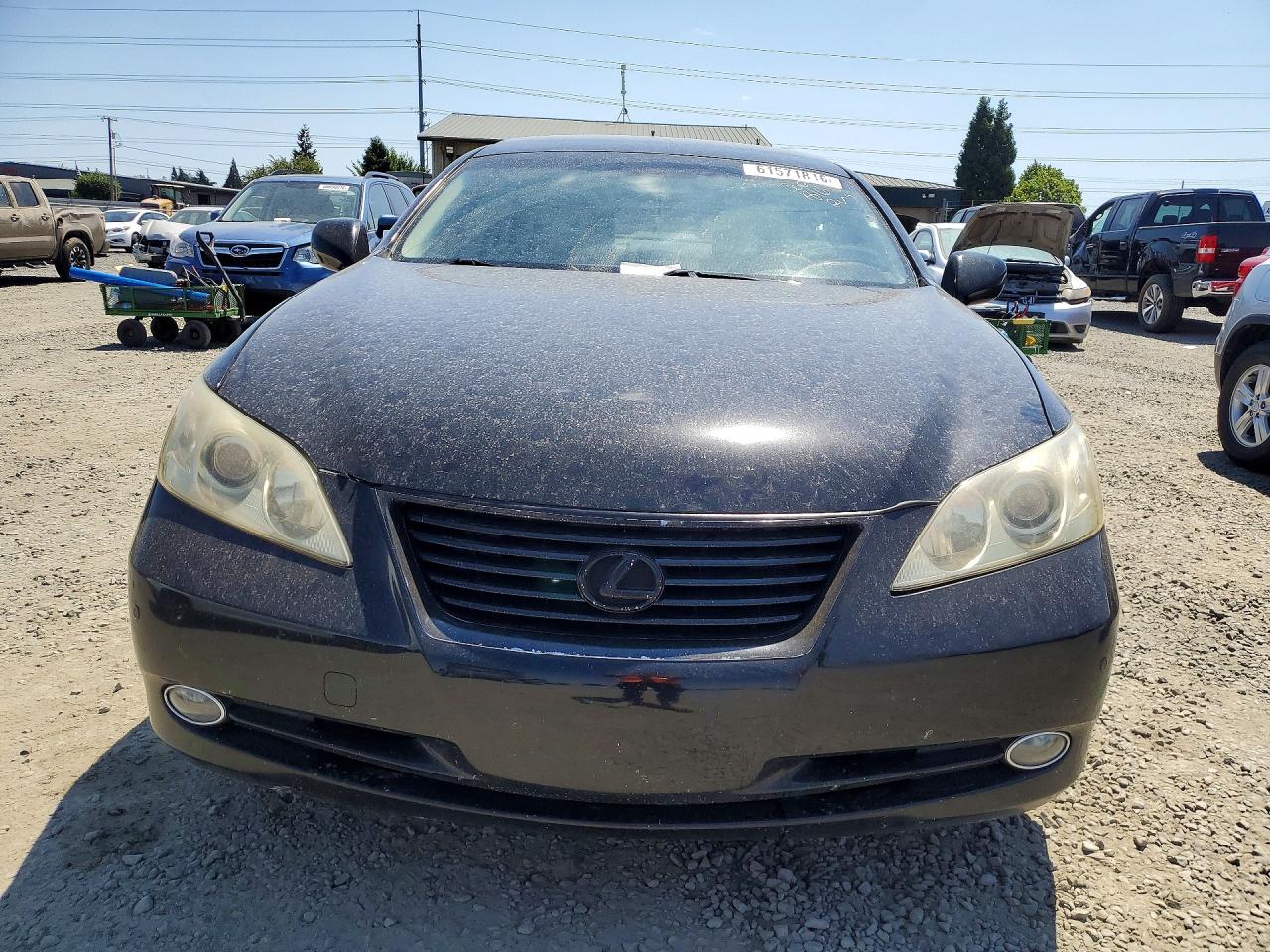 2007 Lexus Es 350 Black vin: JTHBJ46G472039477