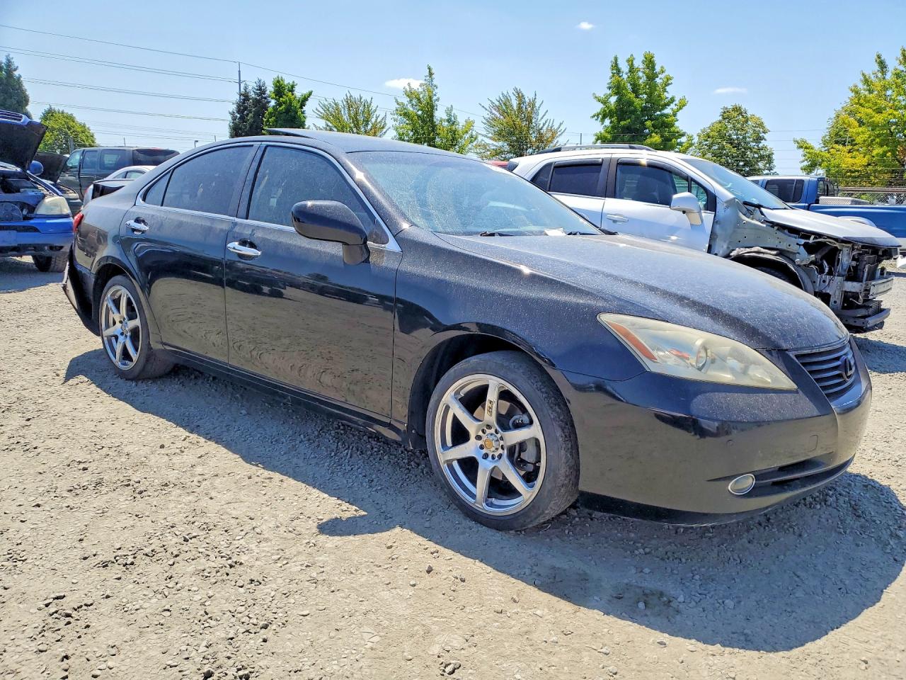 2007 Lexus Es 350 Black vin: JTHBJ46G472039477