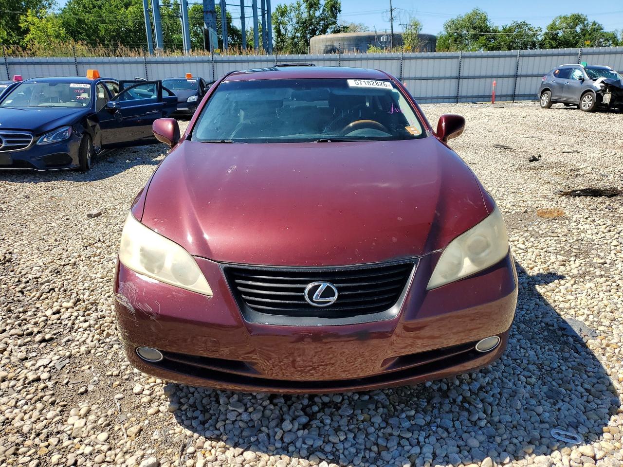 2007 Lexus Es 350 Maroon vin: JTHBJ46G472042699