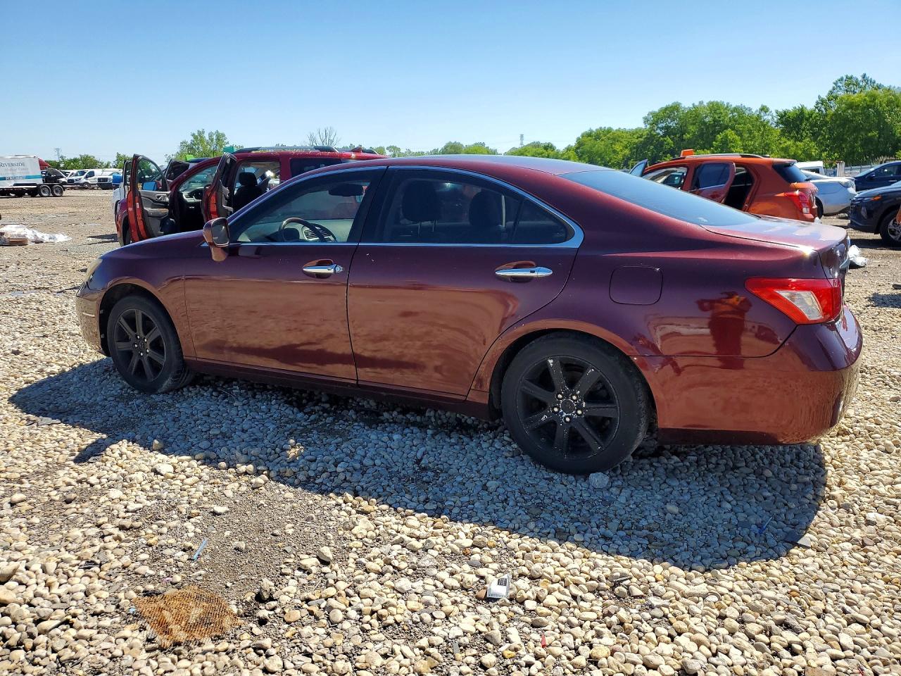 2007 Lexus Es 350 Maroon vin: JTHBJ46G472042699