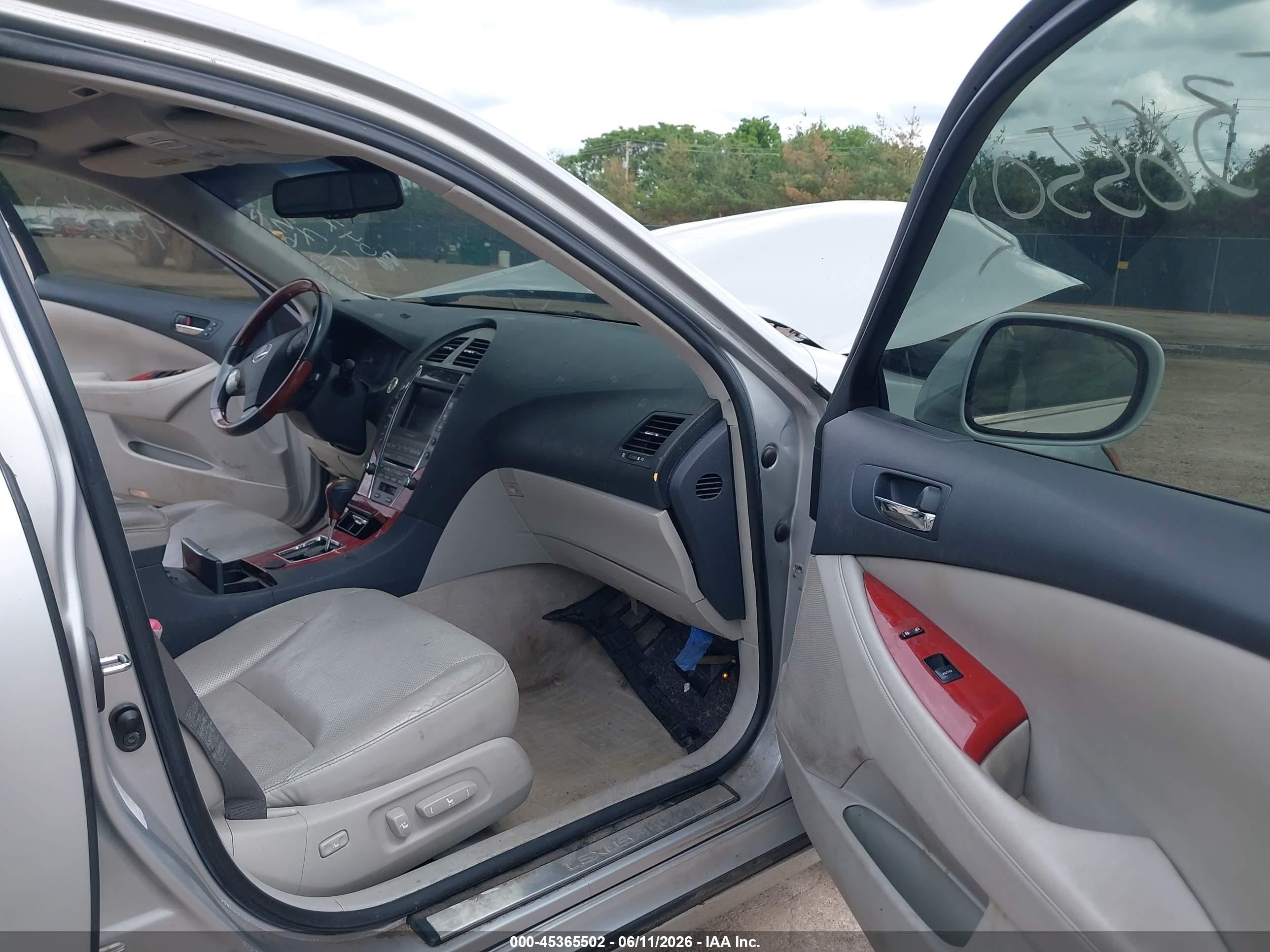 2007 Lexus Es 350   Silver vin: JTHBJ46G472047000