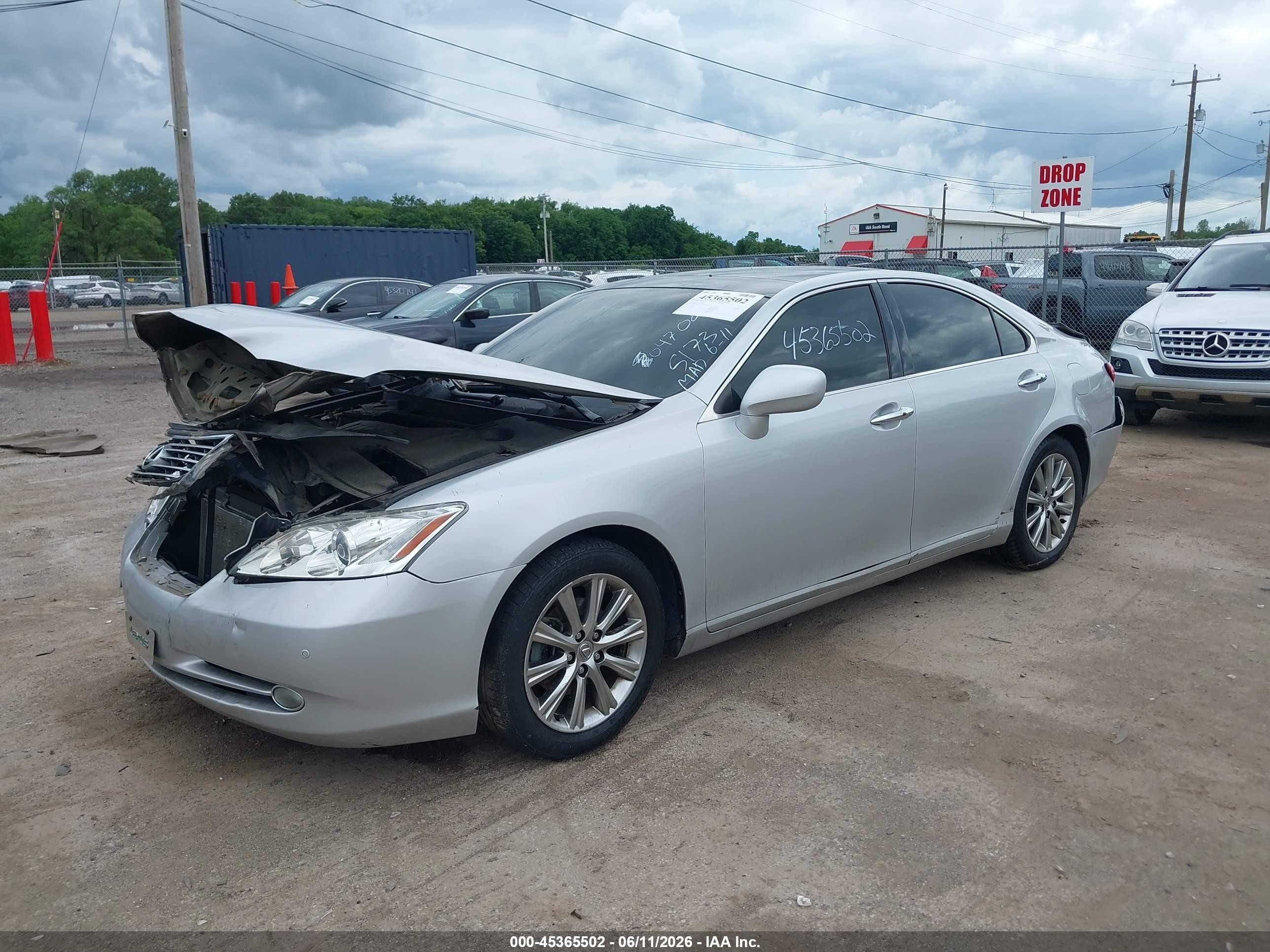 2007 Lexus Es 350   Silver vin: JTHBJ46G472047000
