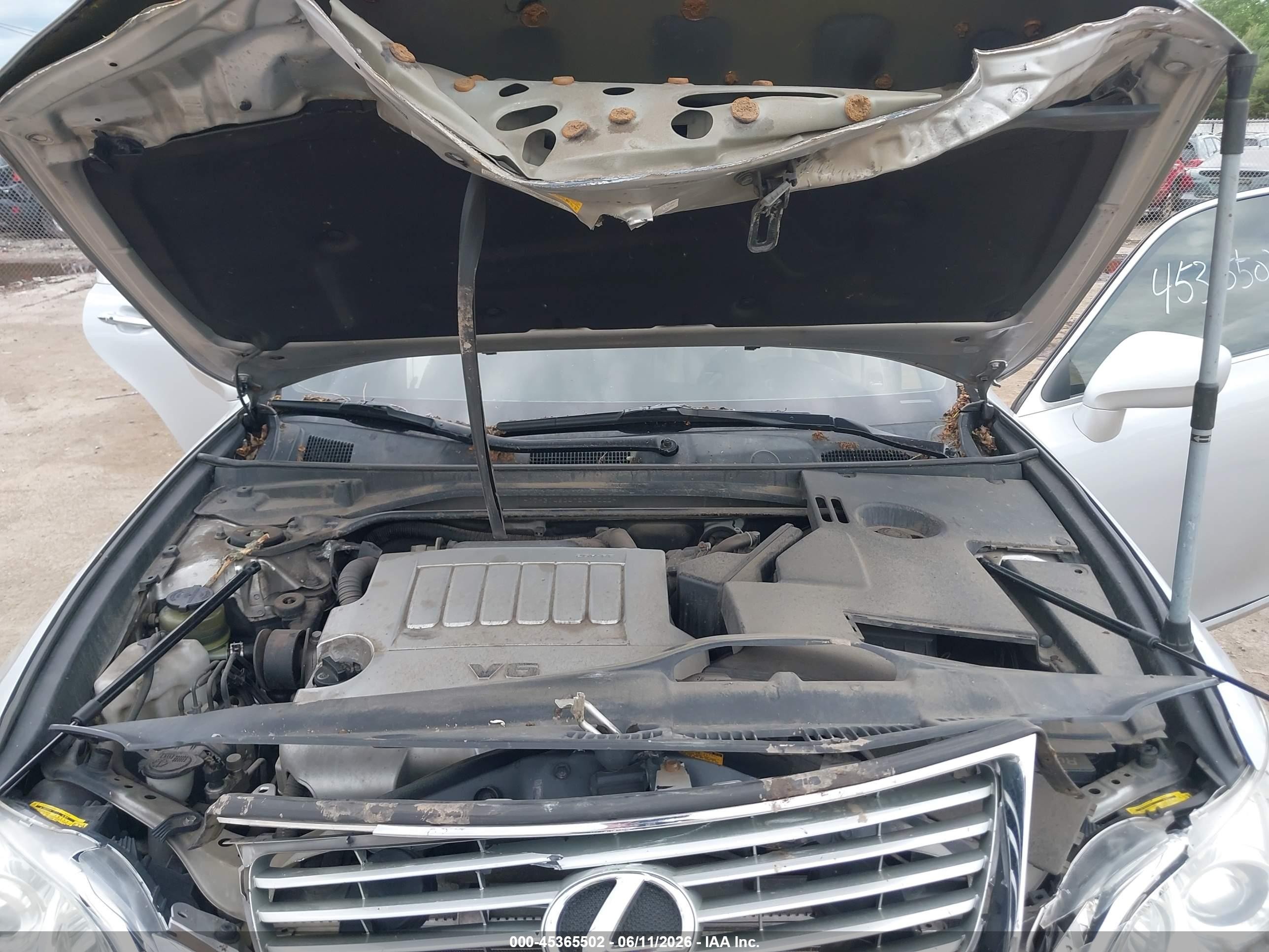 2007 Lexus Es 350   Silver vin: JTHBJ46G472047000